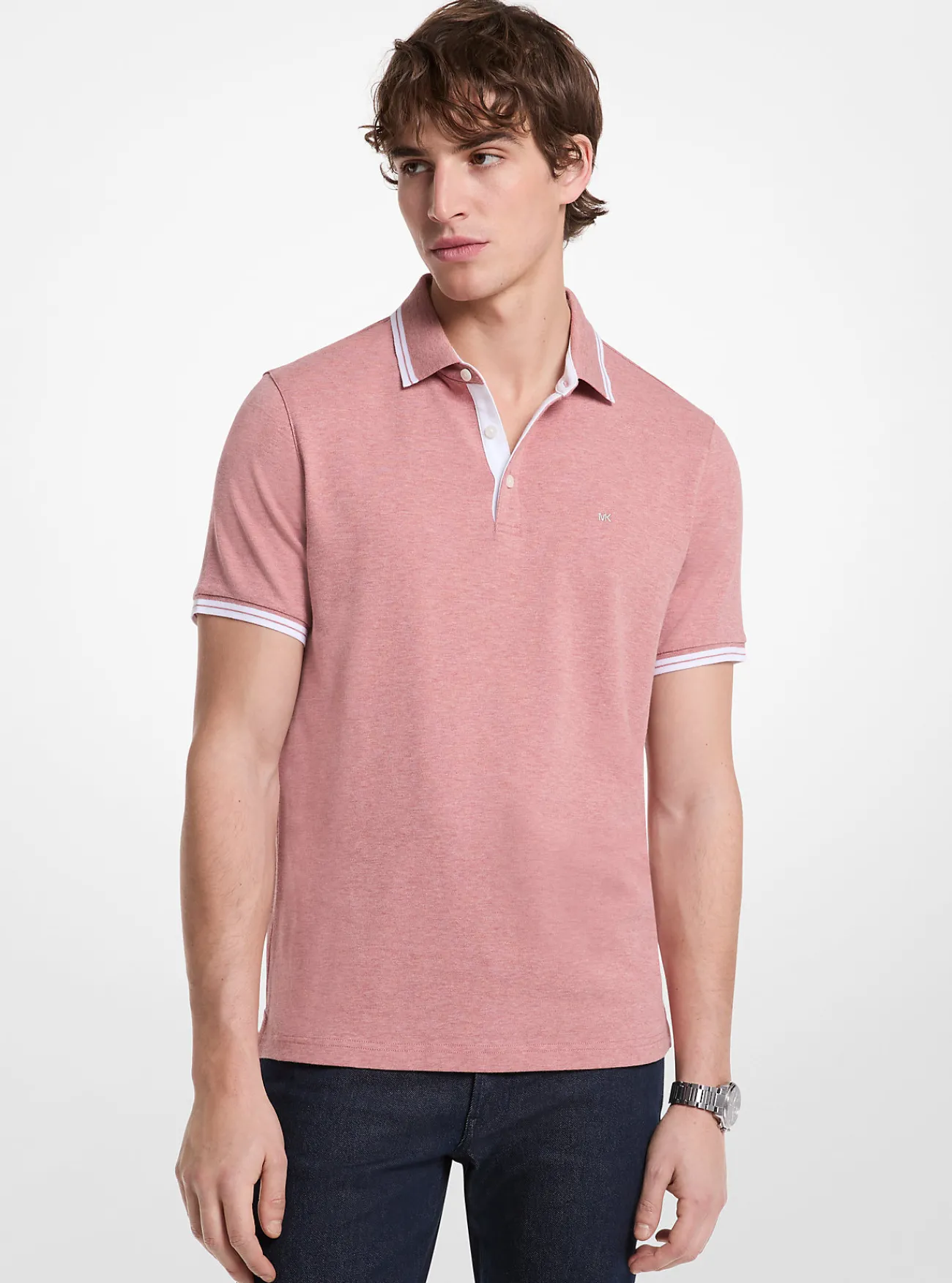 Michael Kors Poloshirt Greenwich van katoen DUSYROSHEA Online