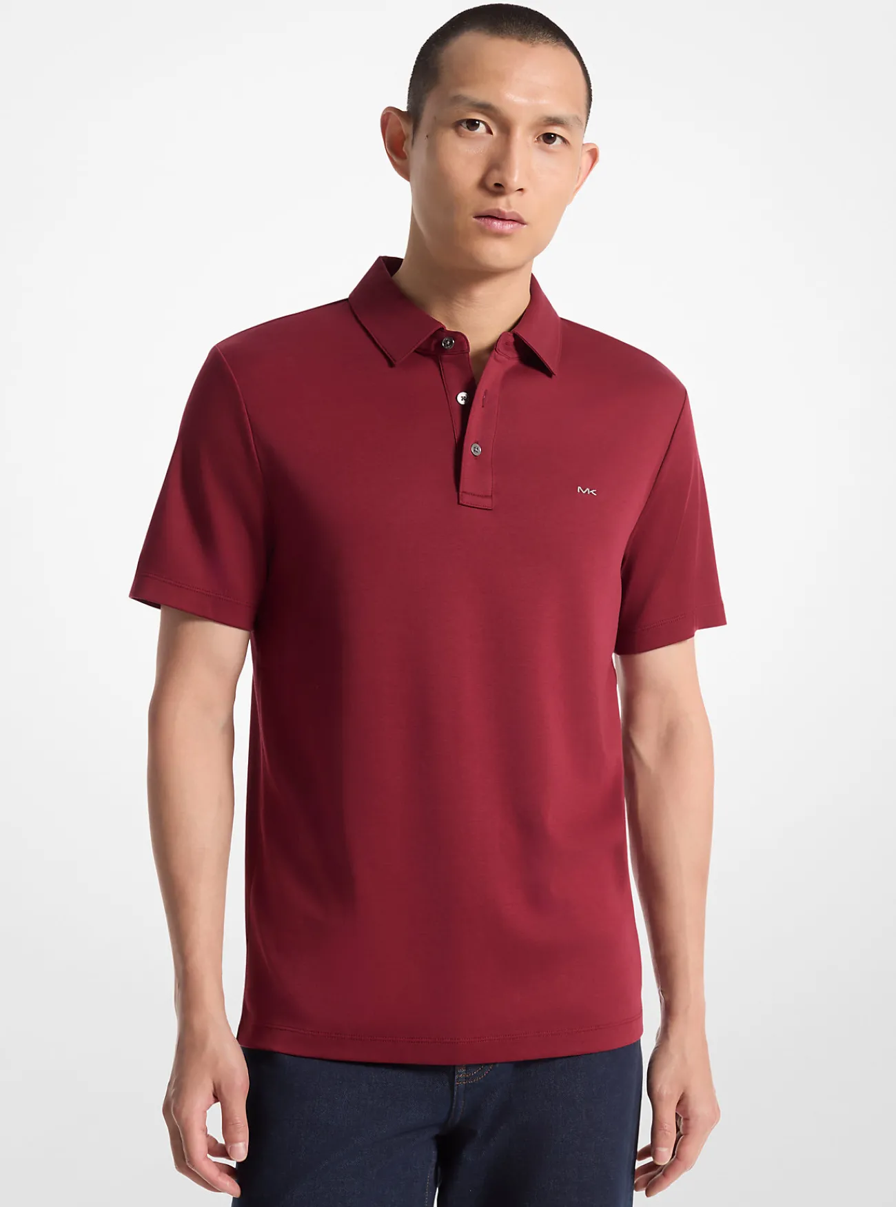 Michael Kors Poloshirt van katoen met geborduurd logo New