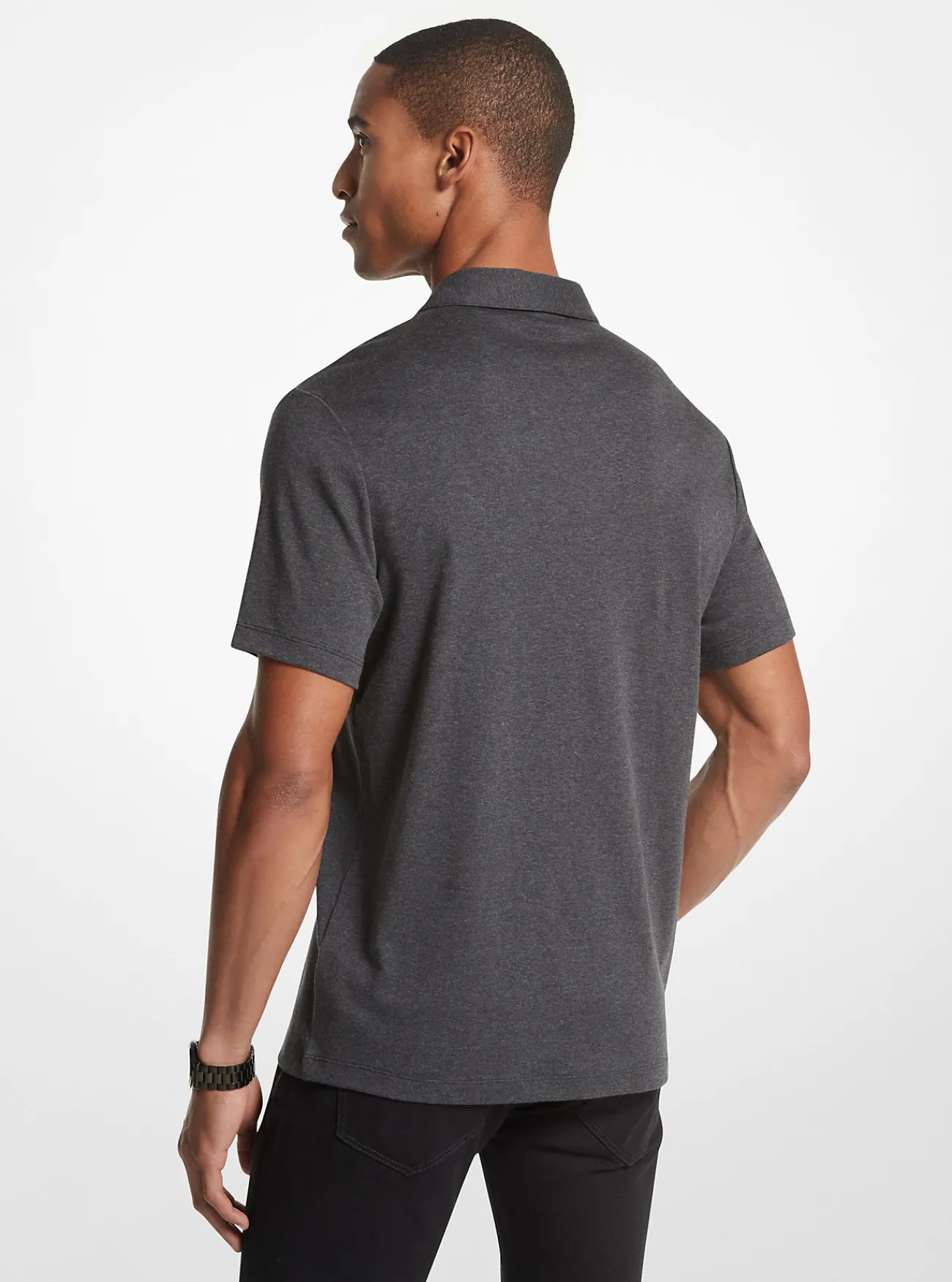 Michael Kors Poloshirt van katoen met geborduurd logo HOUTSKOOL Clearance