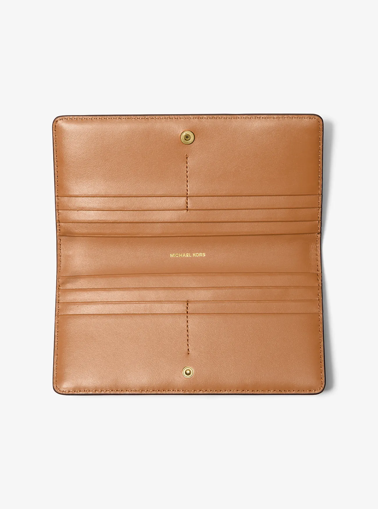 Michael Kors Portefeuille Bryant met kenmerkend logo en drukknoop, groot Sale