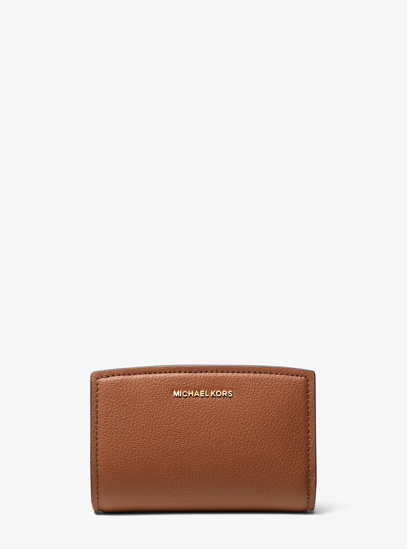 Michael Kors Portefeuille Bryant van getrommeld leer, middelgroot LUGGAGE Discount