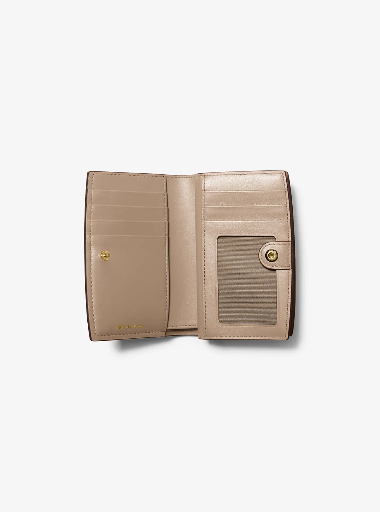 Michael Kors Portefeuille Bryant van getrommeld leer, middelgroot BERK Best