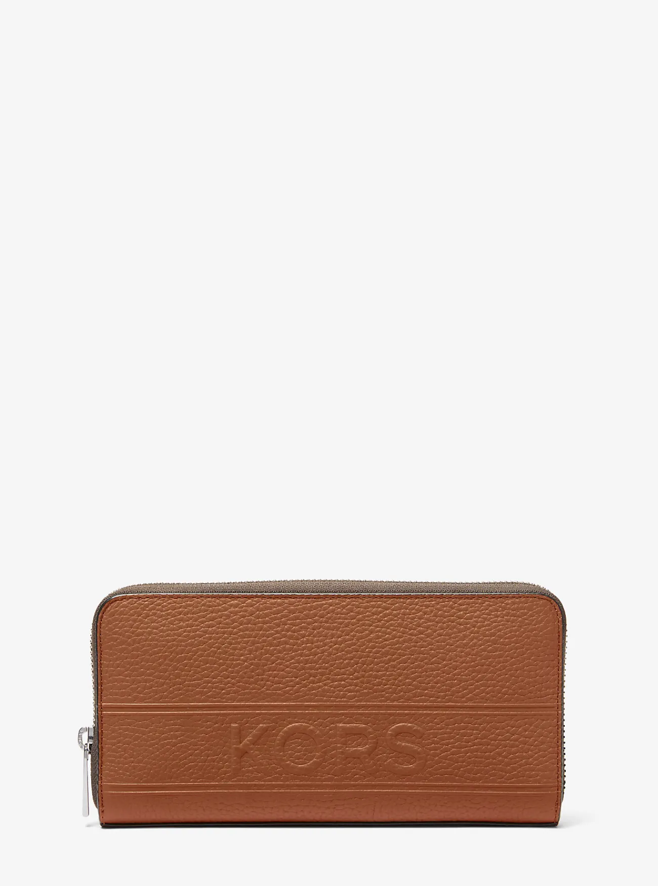 Michael Kors Portefeuille Hudson van getrommeld leer met ritssluiting rondom LUGGAGE Best