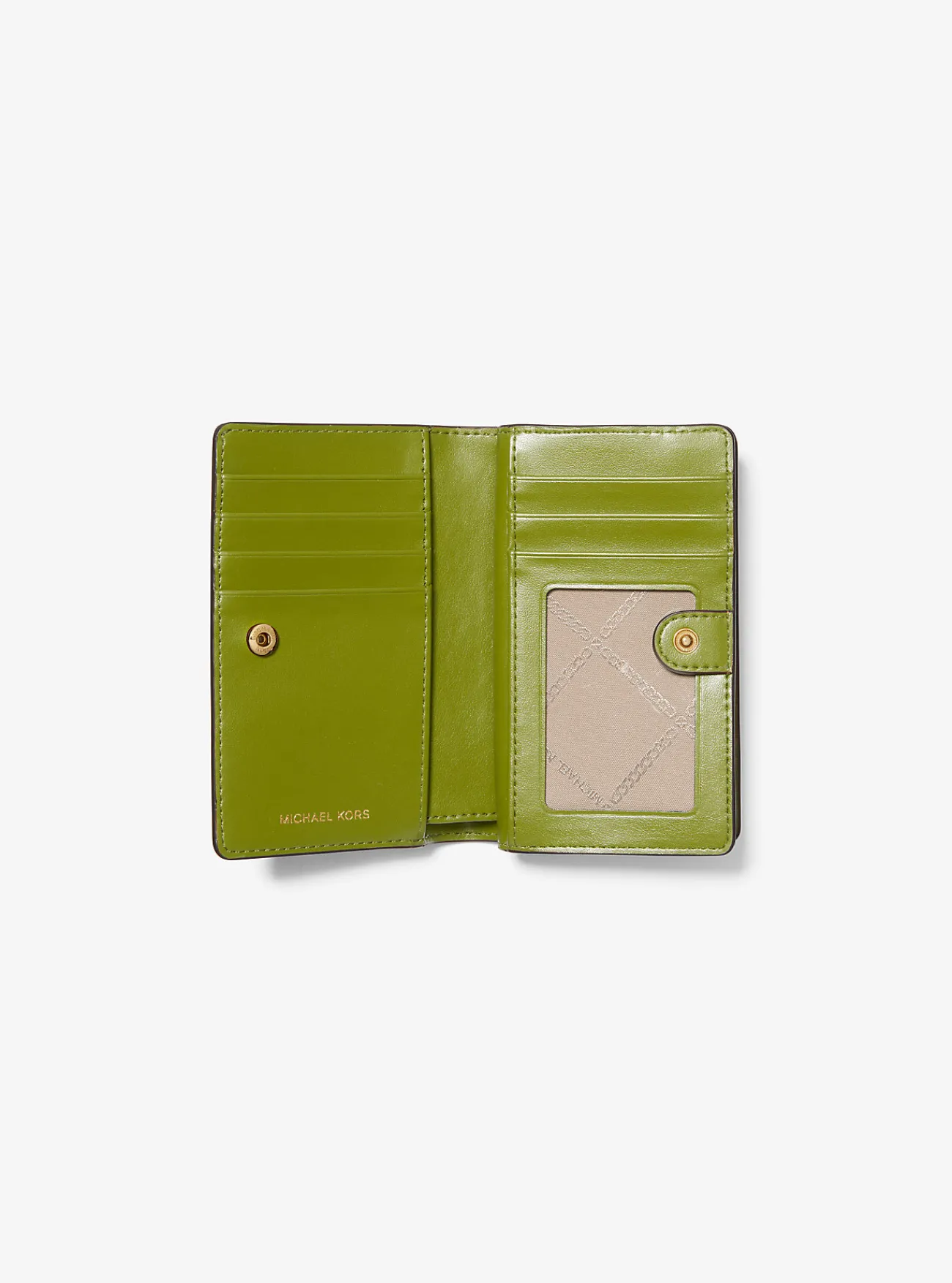 Michael Kors Portefeuille van getrommeld leer, middelgroot Best