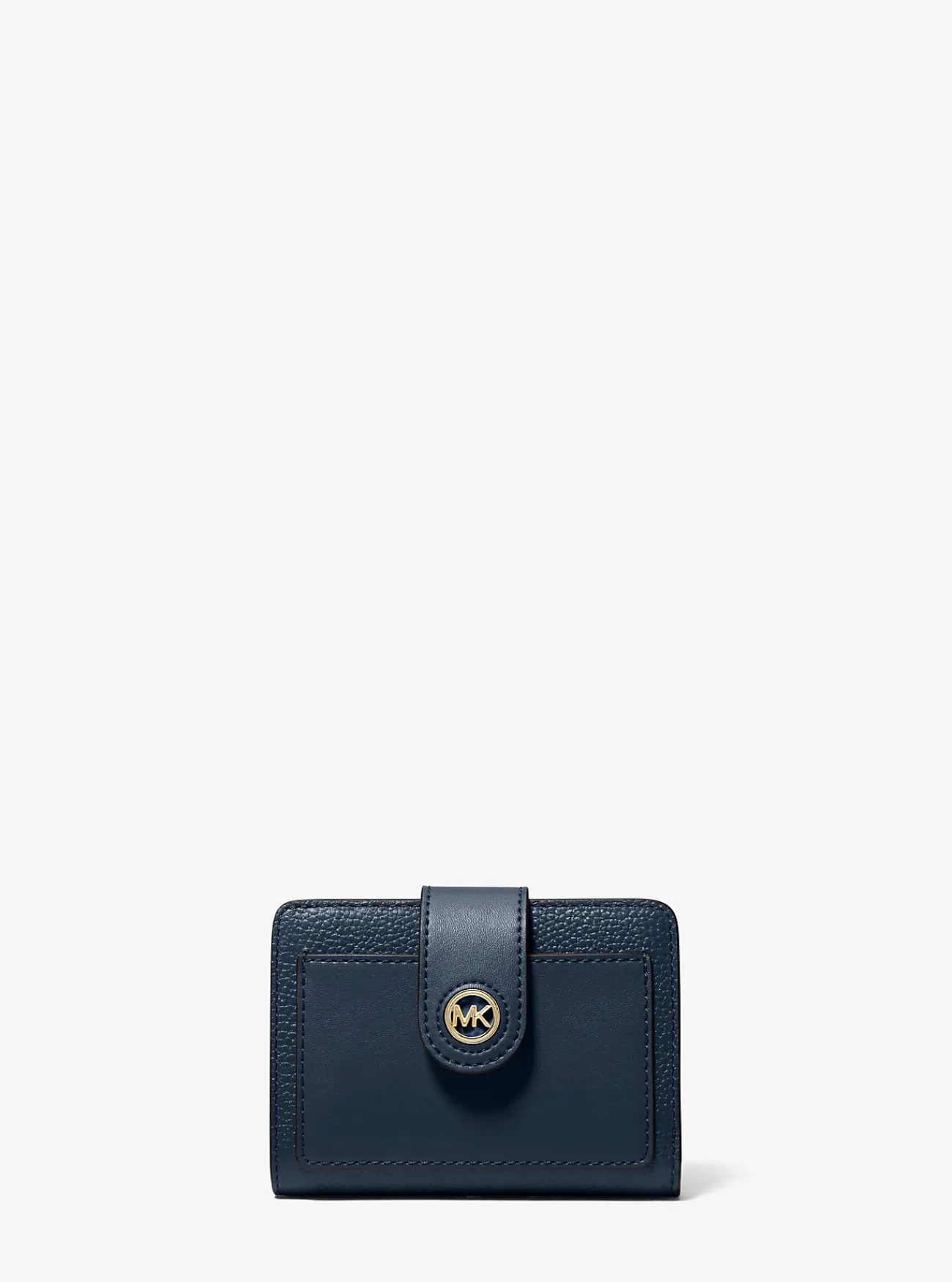 Michael Kors Portefeuille van leer, klein MARINEBLAUW Outlet