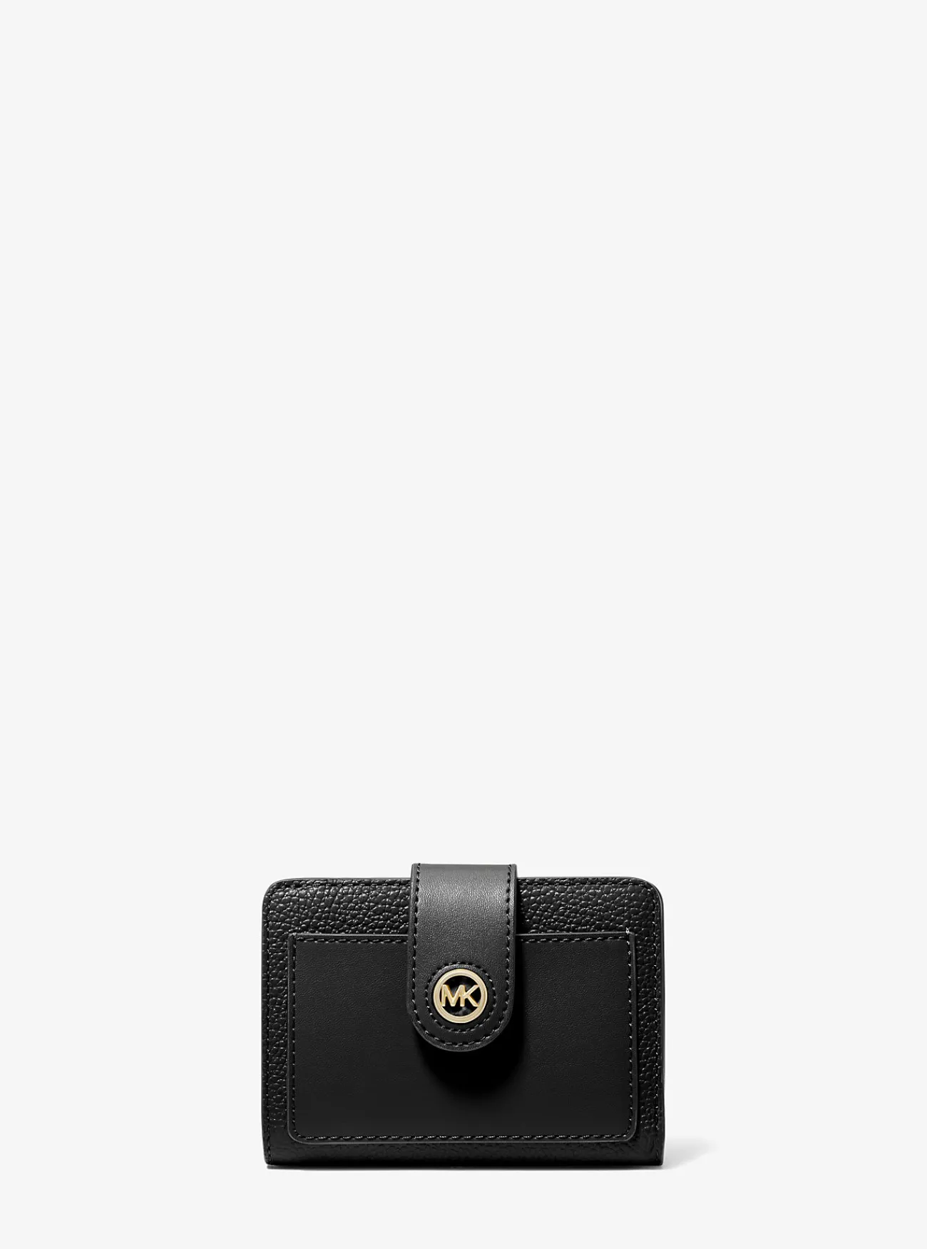Michael Kors Portefeuille van leer, klein ZWART Best