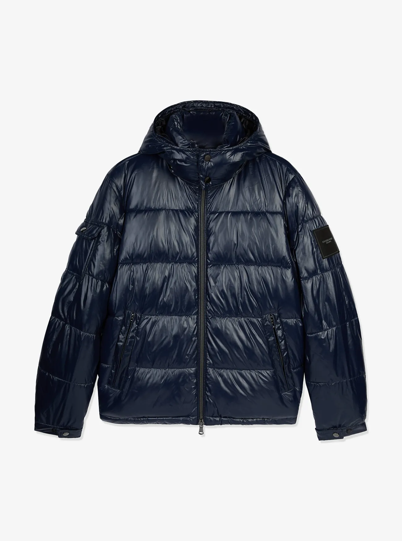Michael Kors Pufferjack Northend van doorgestikt nylon MARINEBLAUW Clearance