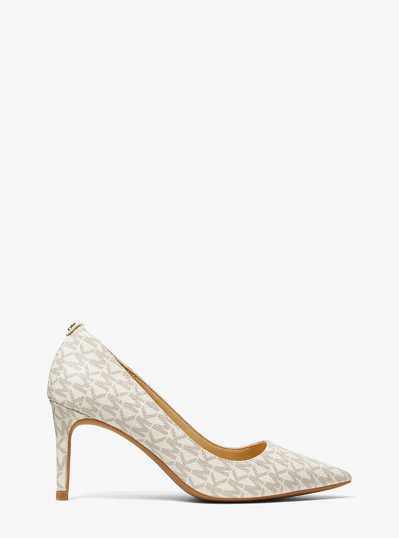 Michael Kors Pump Alina Flex met logo VANILLE Outlet