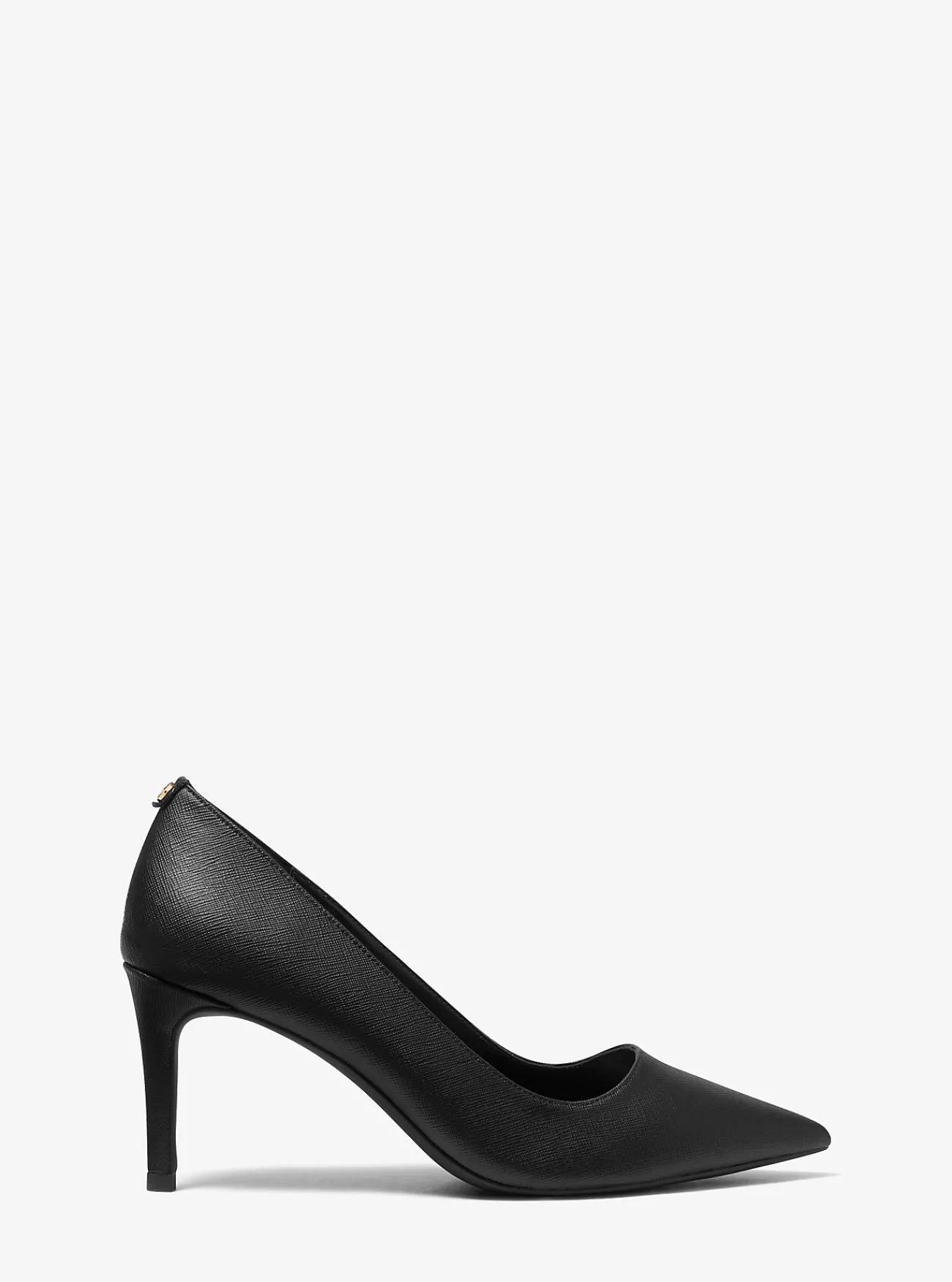 Michael Kors Pump Alina Flex van imitatie-saffianoleer ZWART New