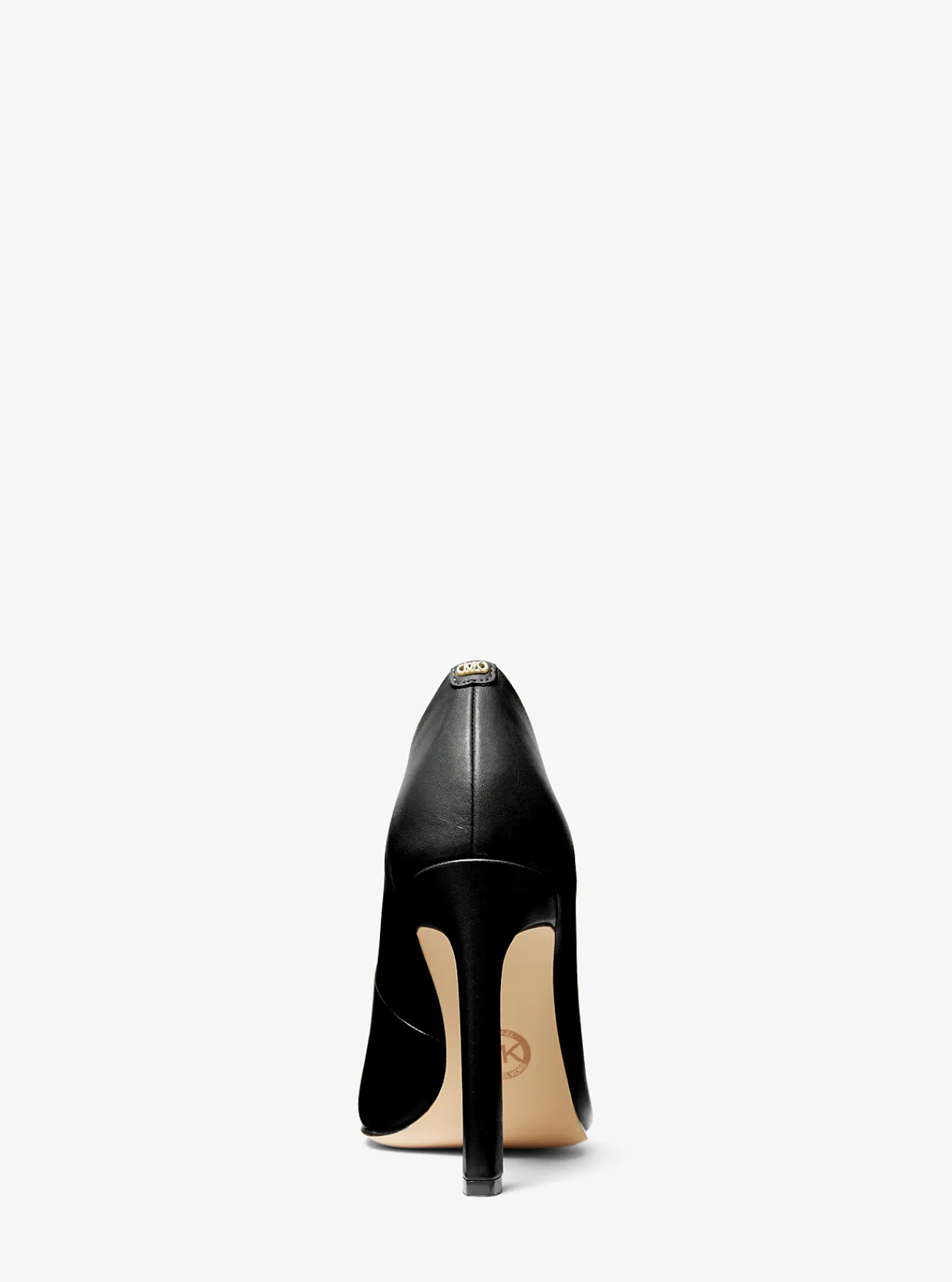 Michael Kors Pump Amara van leer ZWART Clearance