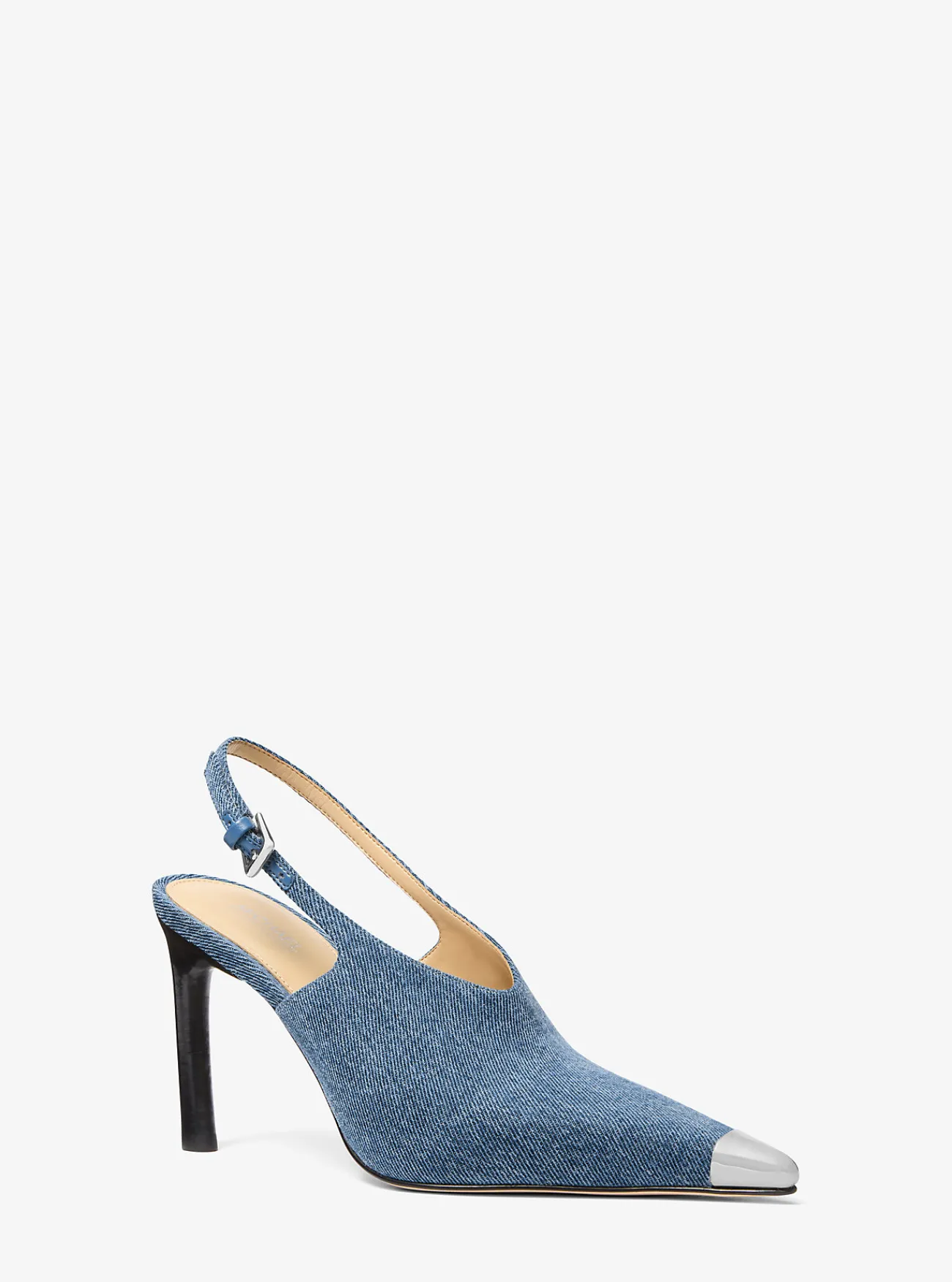 Michael Kors Pump Kasia van denim met slingback UNIONMETWASSING Online