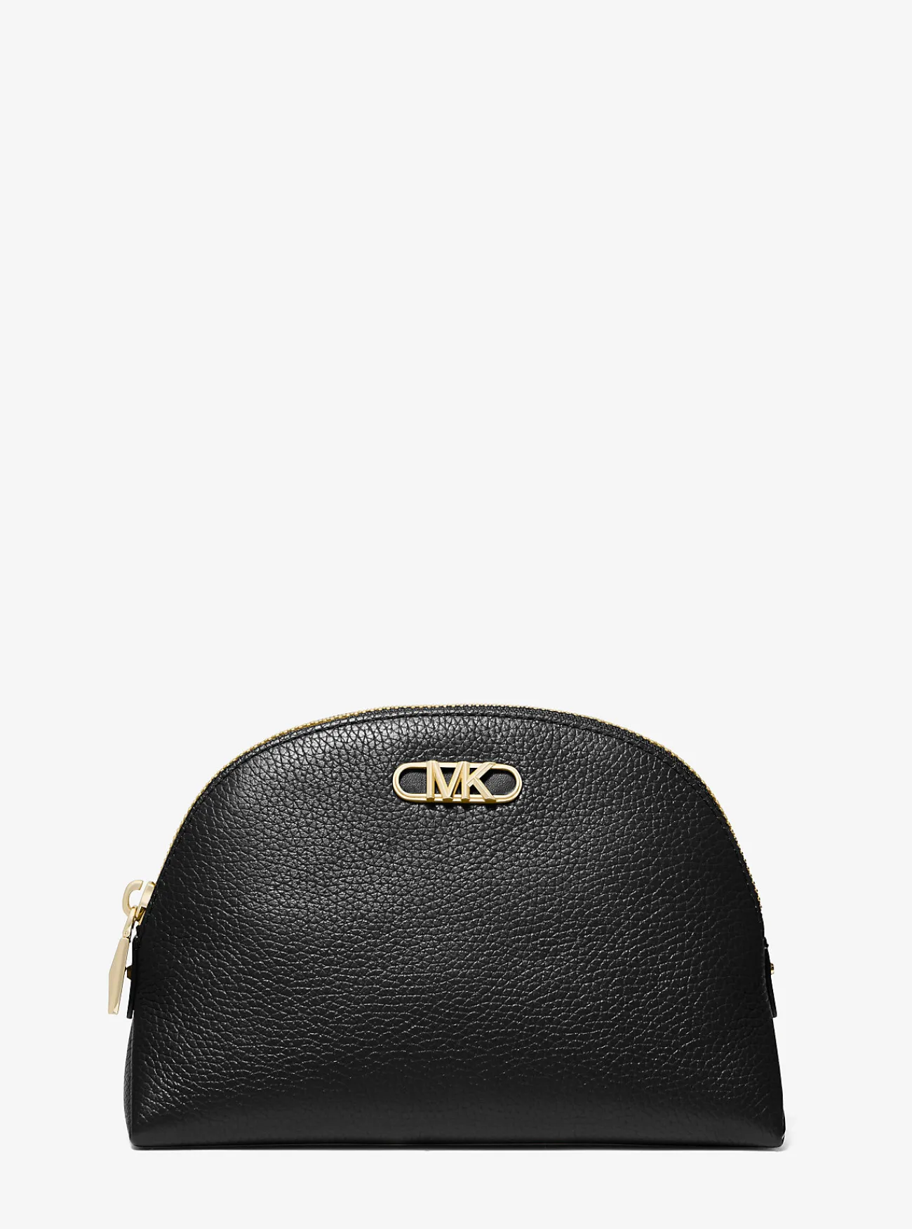 Michael Kors Reistasje Empire van getrommeld leer, groot ZWART Hot