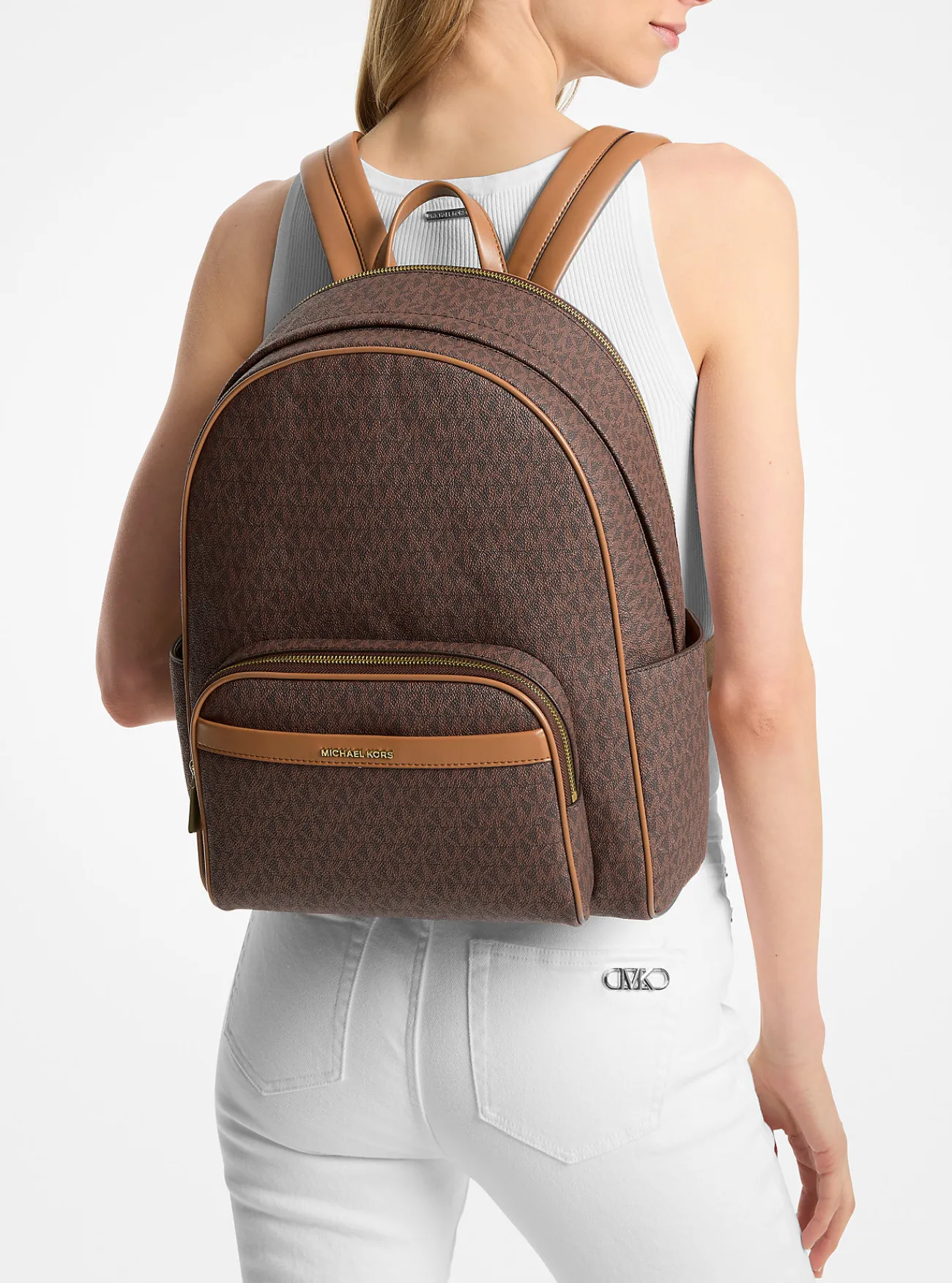 Michael Kors Rugzak Bex met logo, groot Discount