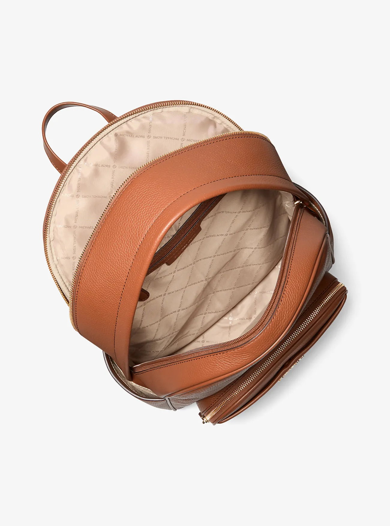 Michael Kors Rugzak Bex van getrommeld leer, groot LUGGAGE Online