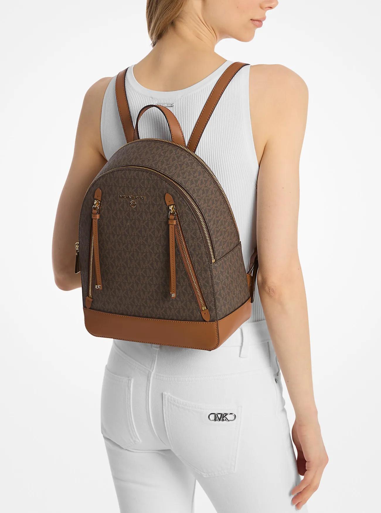 Michael Kors Rugzak Brooklyn met logo, middelgroot Fashion
