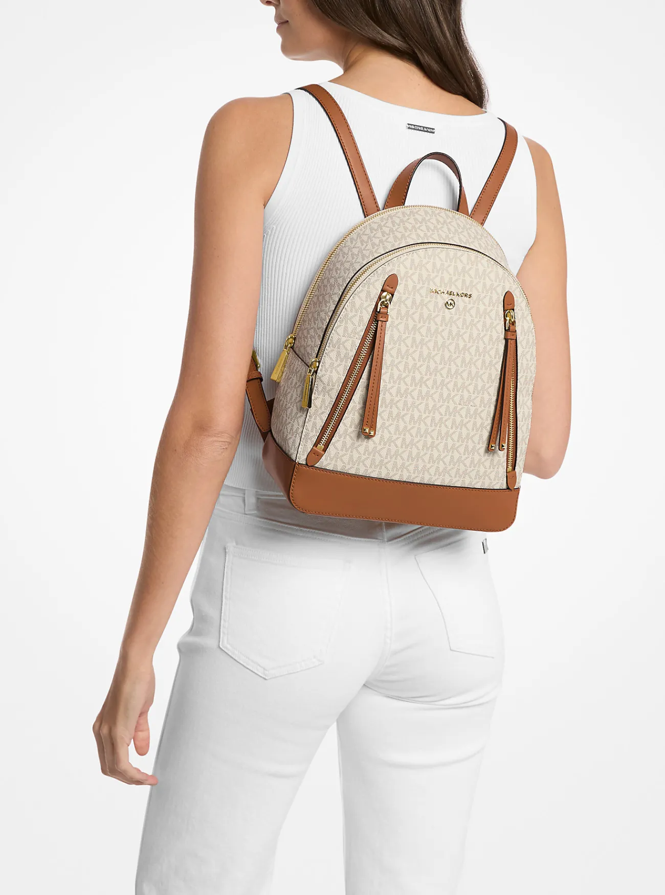 Michael Kors Rugzak Brooklyn met logo, middelgroot Online