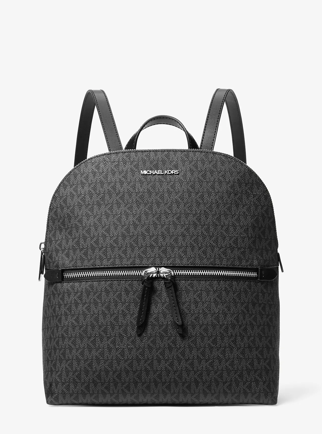 Michael Kors Rugzak Dallas met kenmerkend logo, middelgroot ZWART Clearance