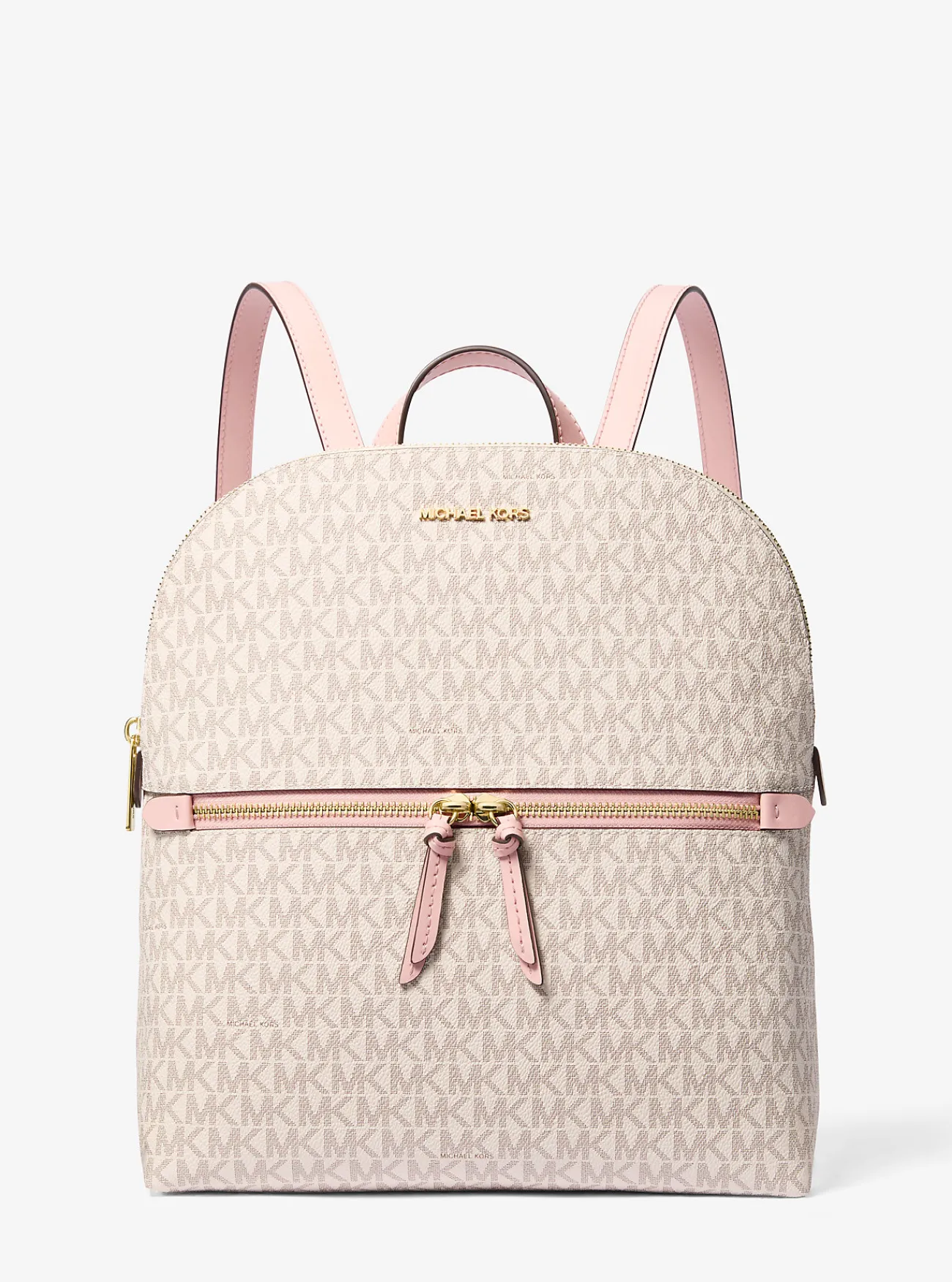 Michael Kors Rugzak Dallas met kenmerkend logo, middelgroot POEDERROZEMULTI New