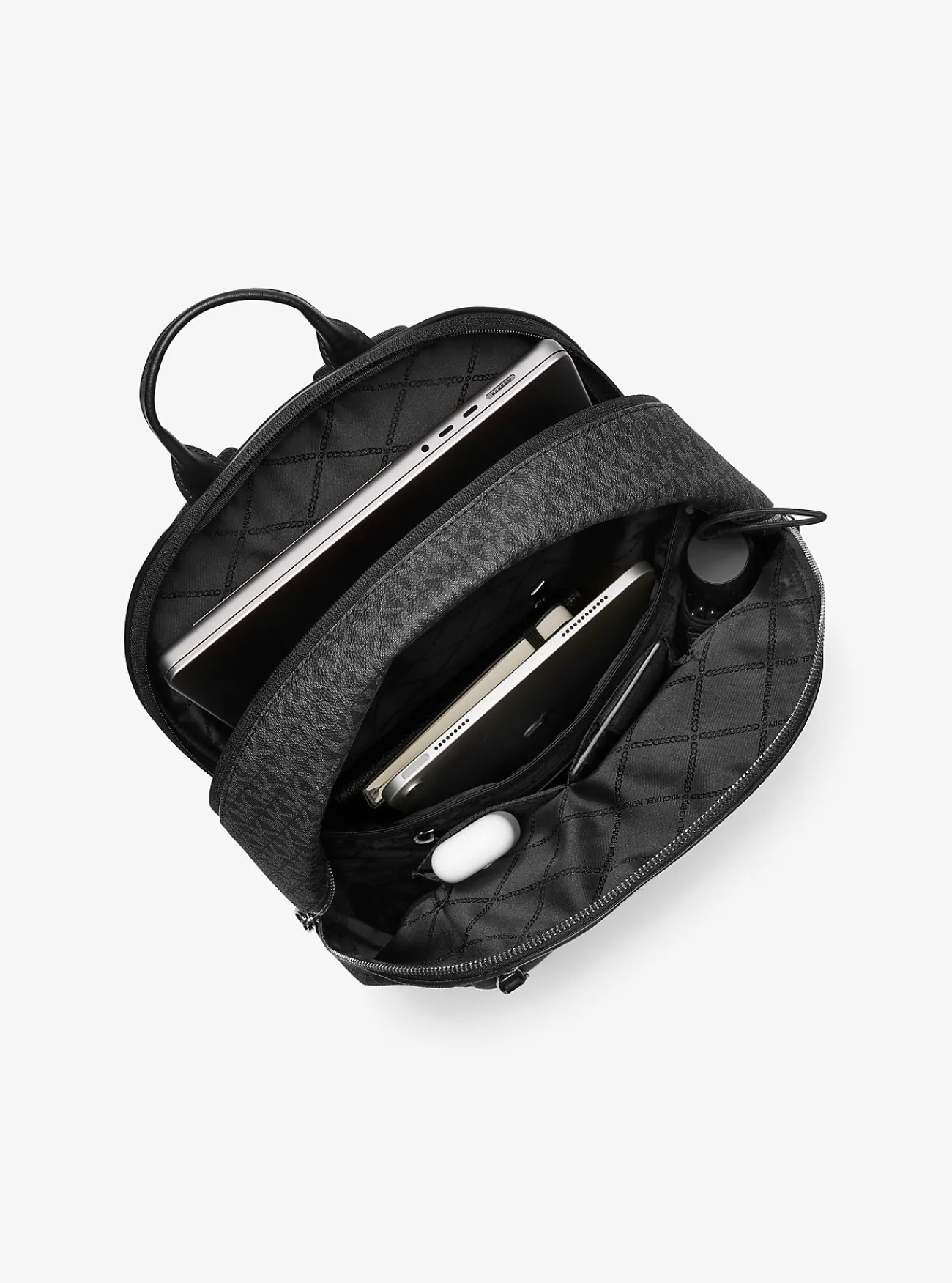 Michael Kors Rugzak Hudson met logo ZWART Discount
