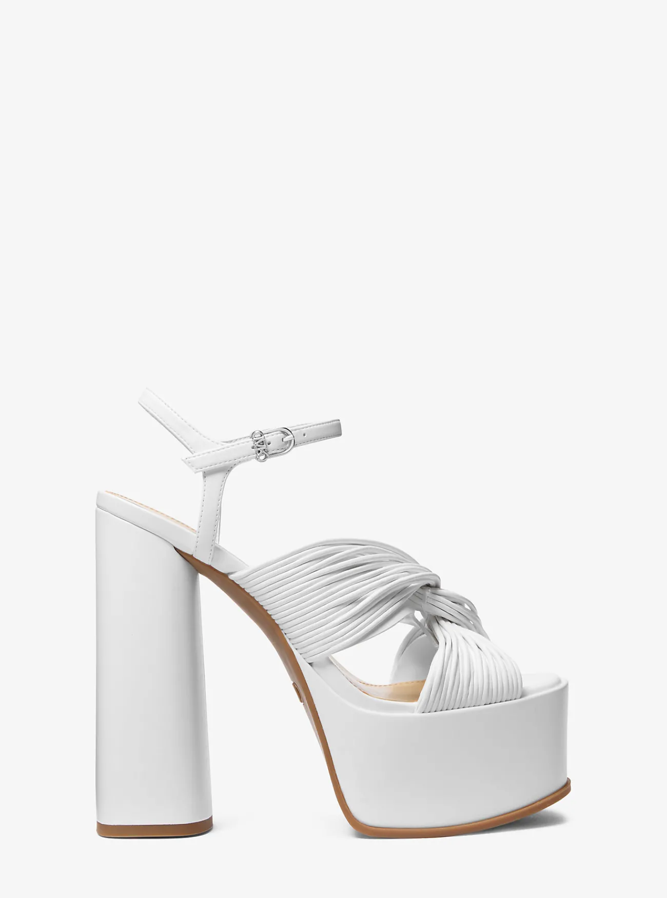 Michael Kors Sandaal Alessia met plateauzool OPTISCHWIT Fashion