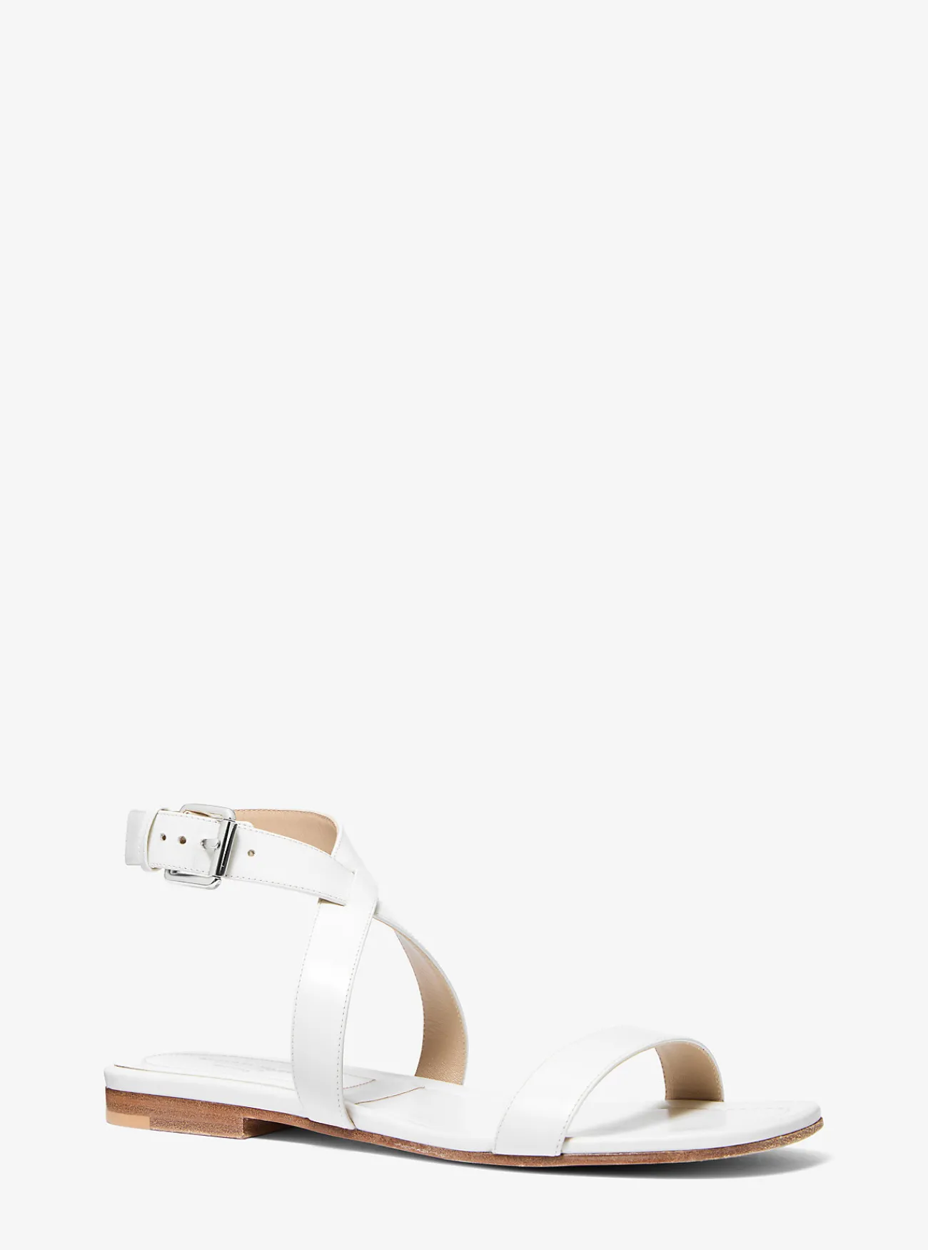 Michael Kors Sandaal Bridgette van leer OPTISCHWIT Discount