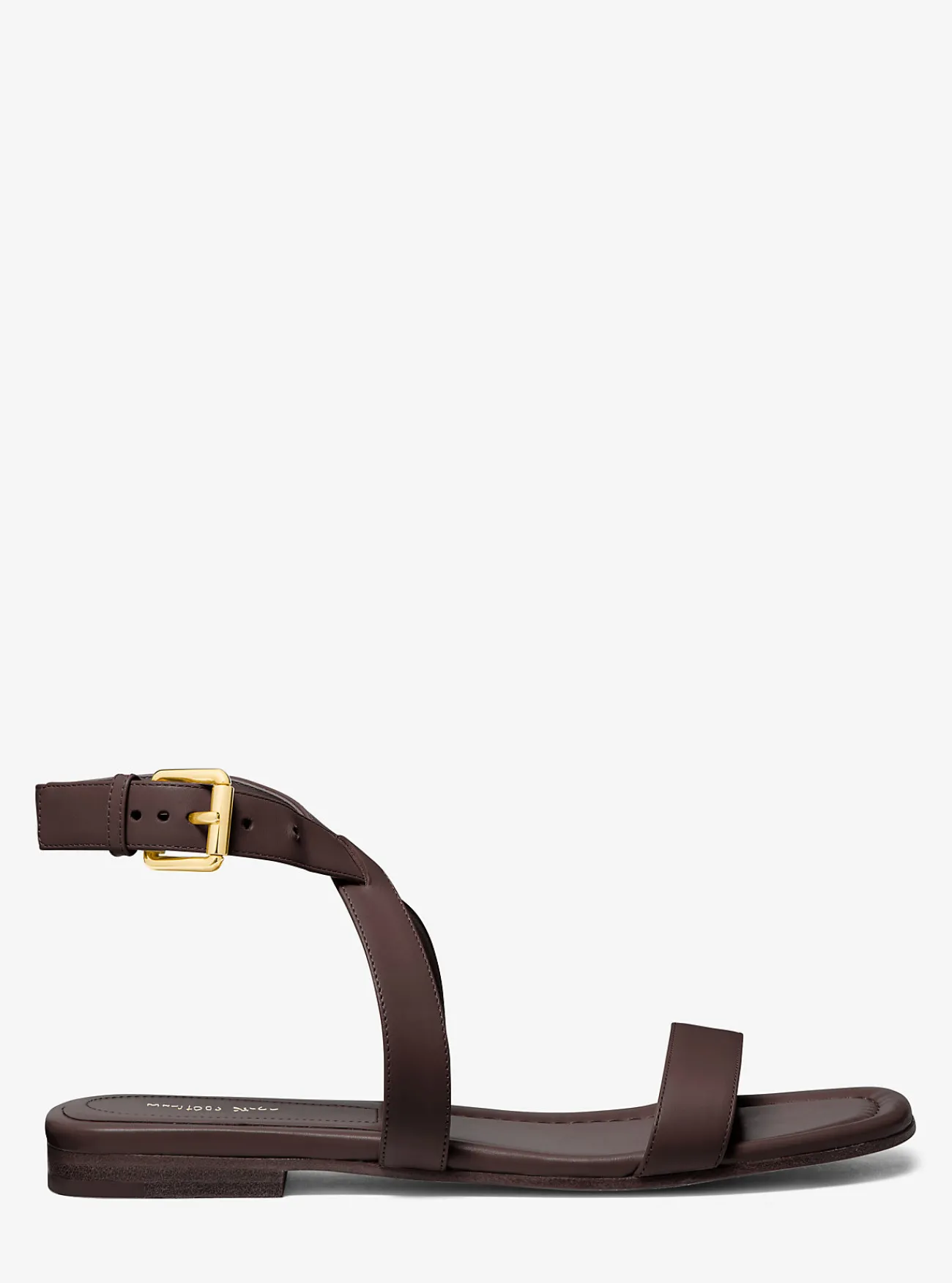Michael Kors Sandaal Bridgette van leer CHOCOLADE New