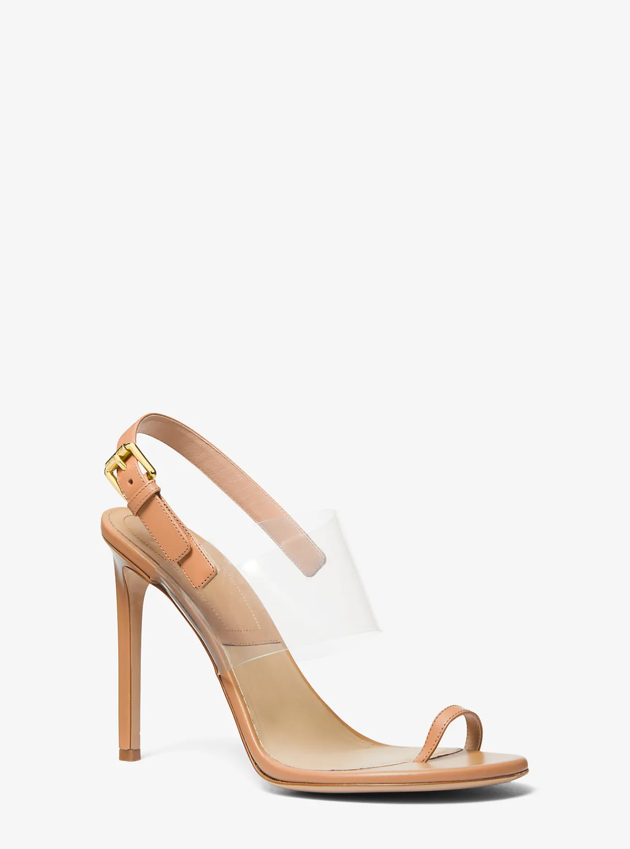 Michael Kors Sandaal Catherine van leer en vinyl GEBRUIND Best
