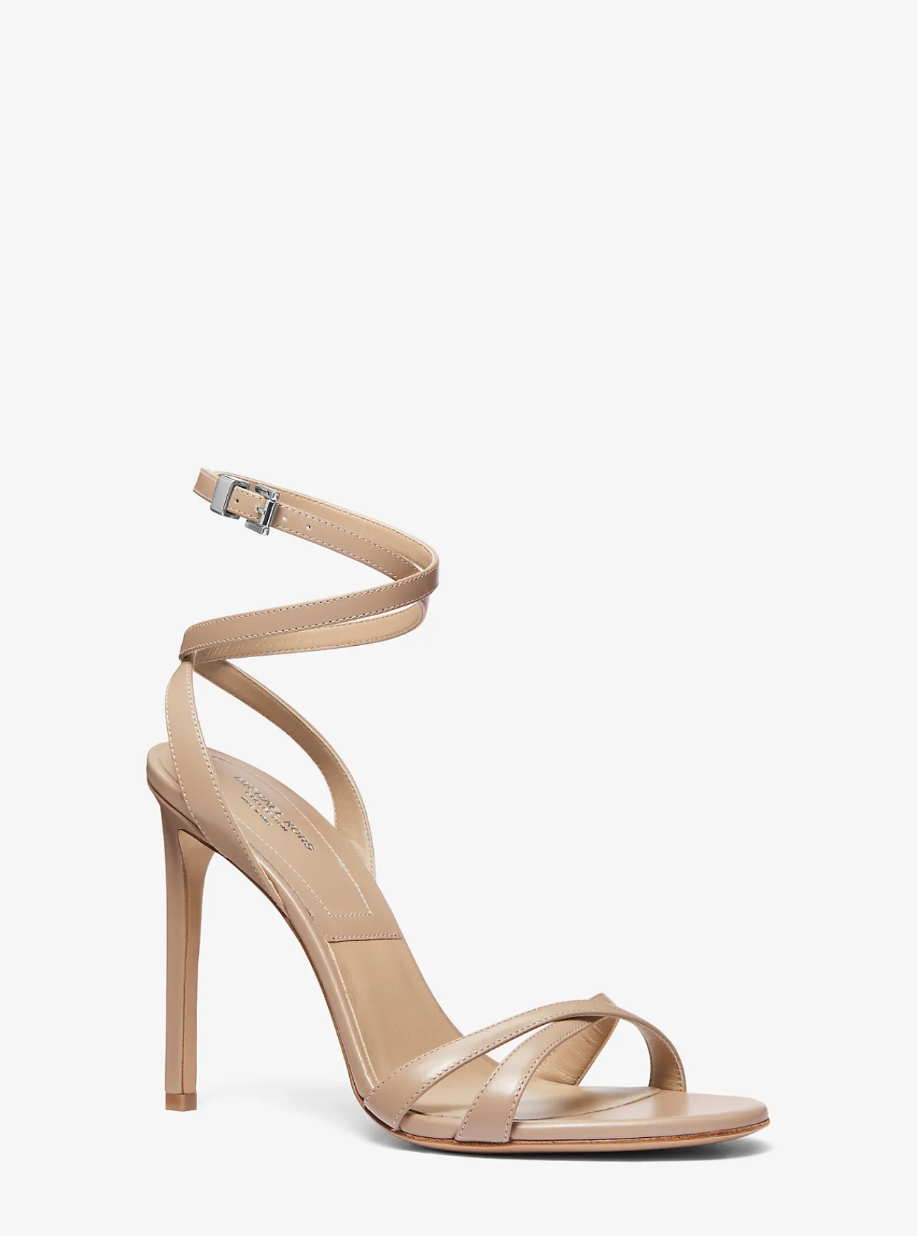 Michael Kors Sandaal Chrissy van leer TAUPE Hot