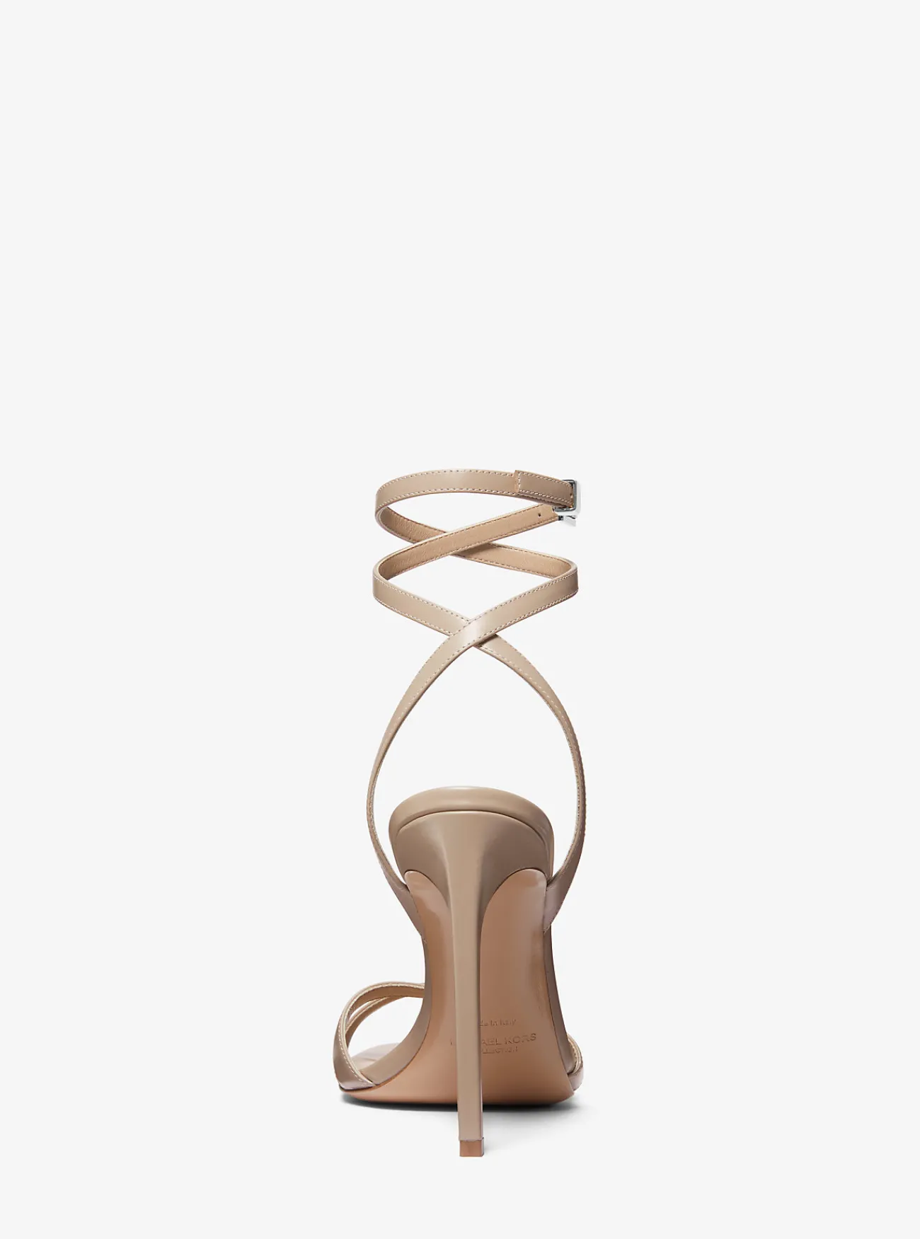 Michael Kors Sandaal Chrissy van leer TAUPE Hot