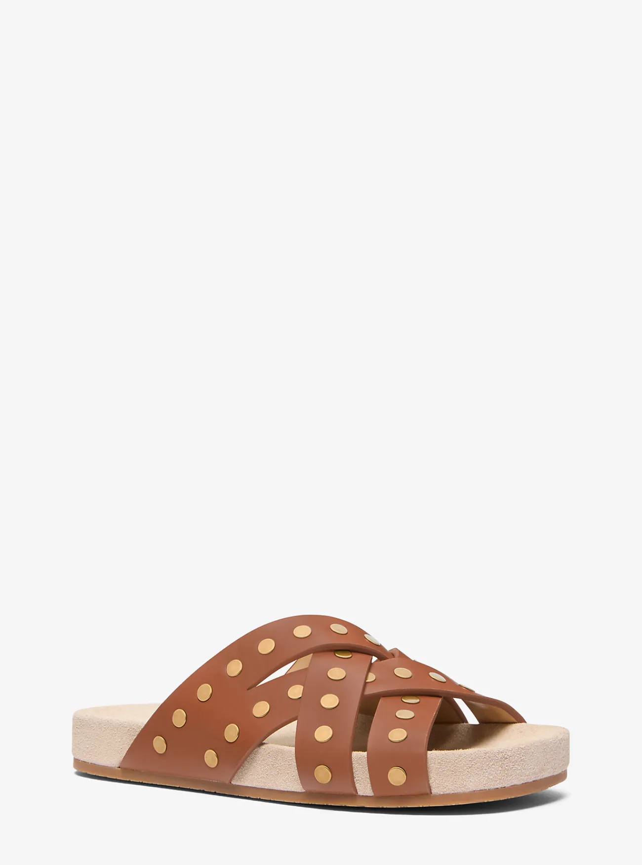 Michael Kors Sandaal Irene van leer met studs LUGGAGE Sale