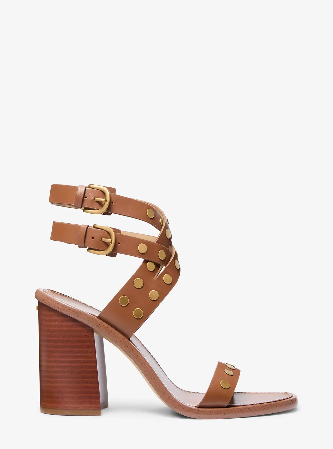 Michael Kors Sandaal Irene van leer met studs LUGGAGE Clearance