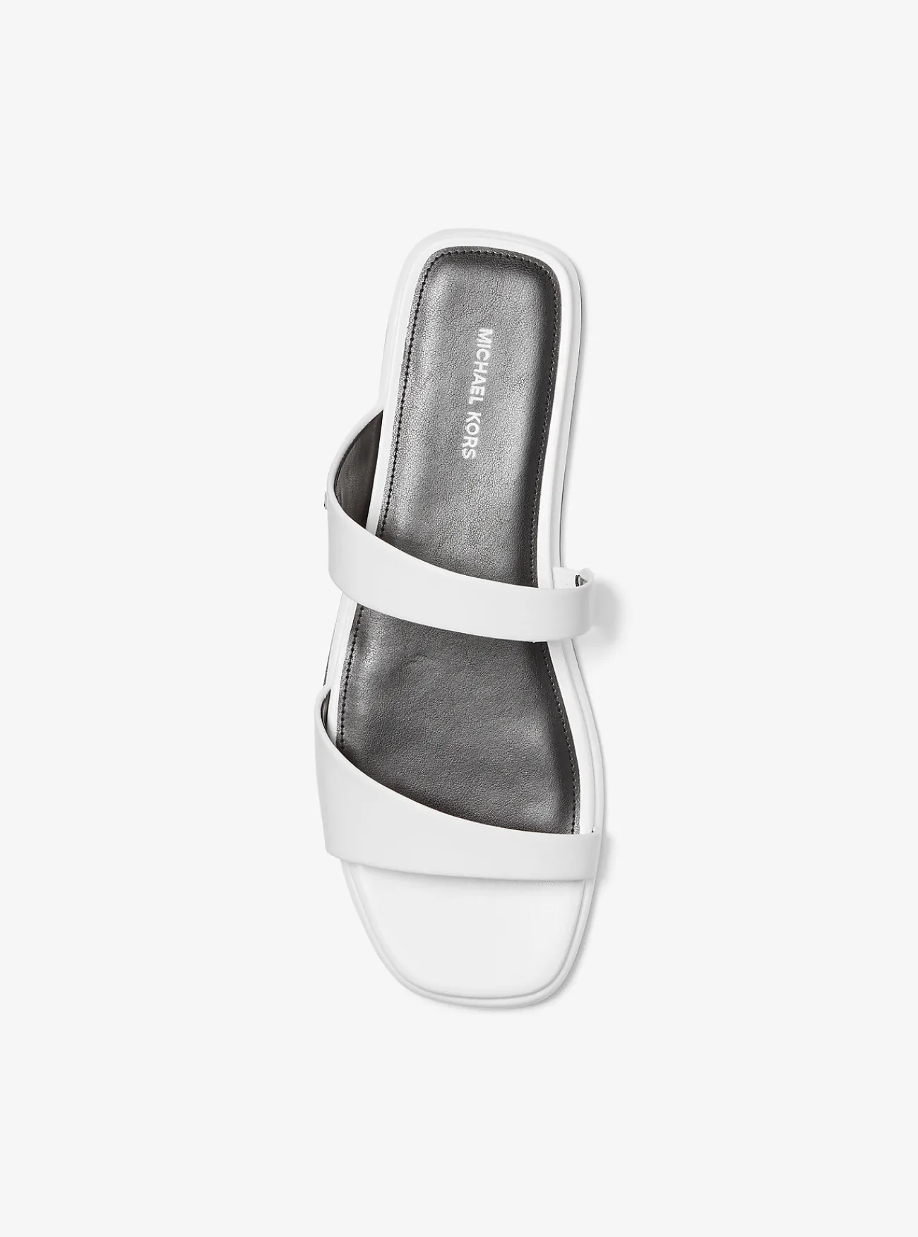 Michael Kors Sandaal Jaida van leer OPTISCHWIT Clearance