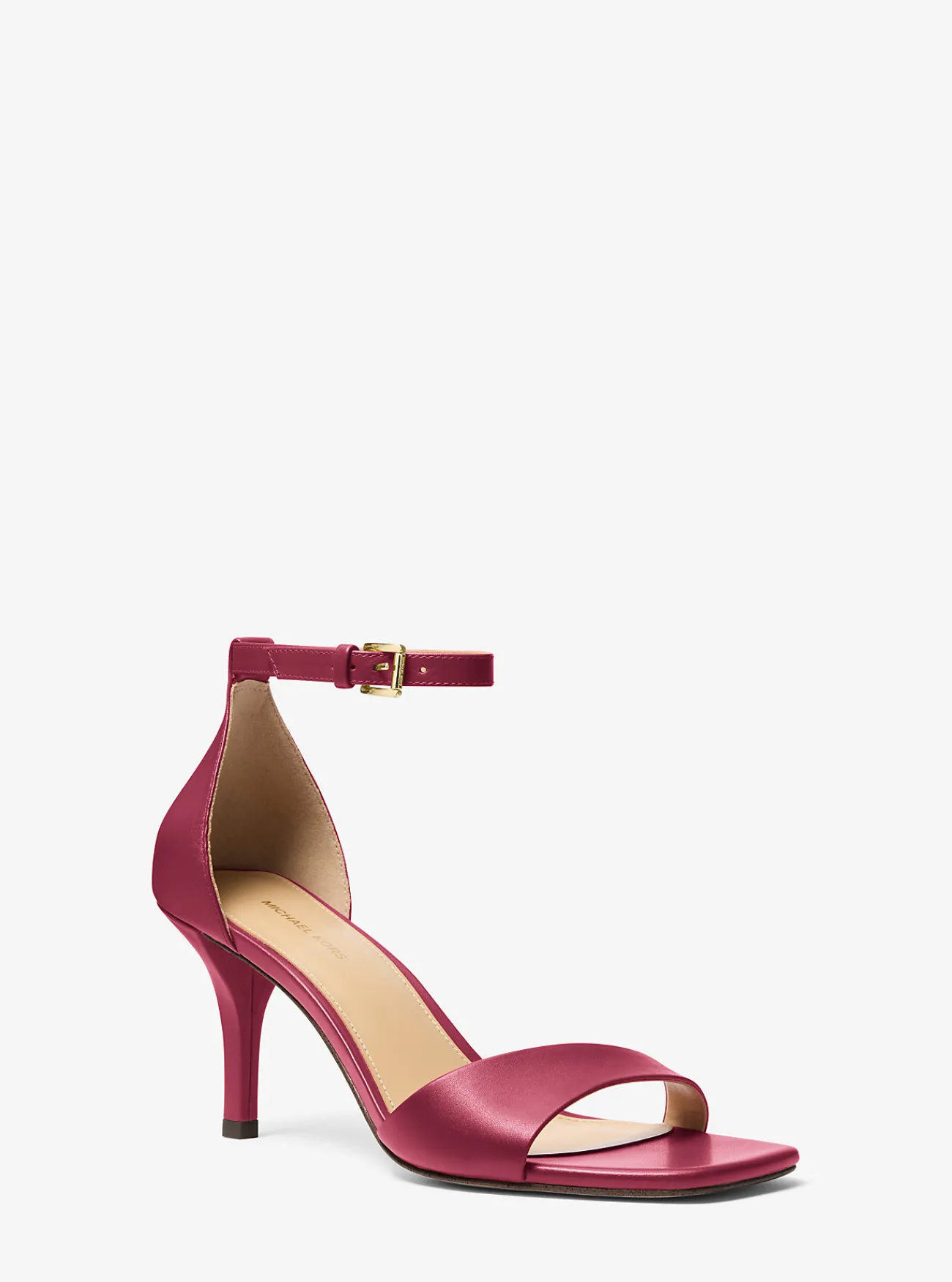 Michael Kors Sandaal Jaida van leer MOERBEI New