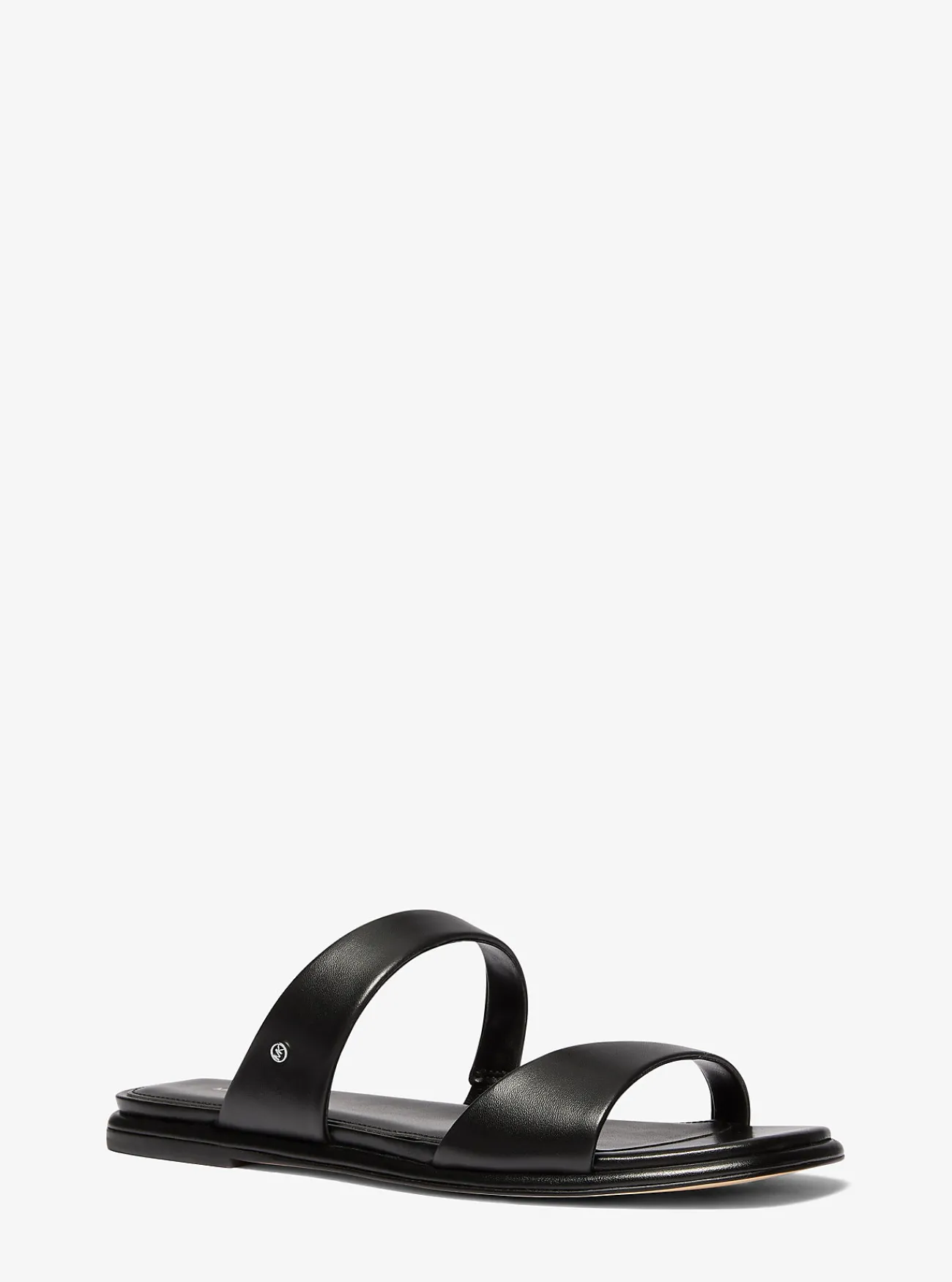Michael Kors Sandaal Jaida van leer ZWART Outlet