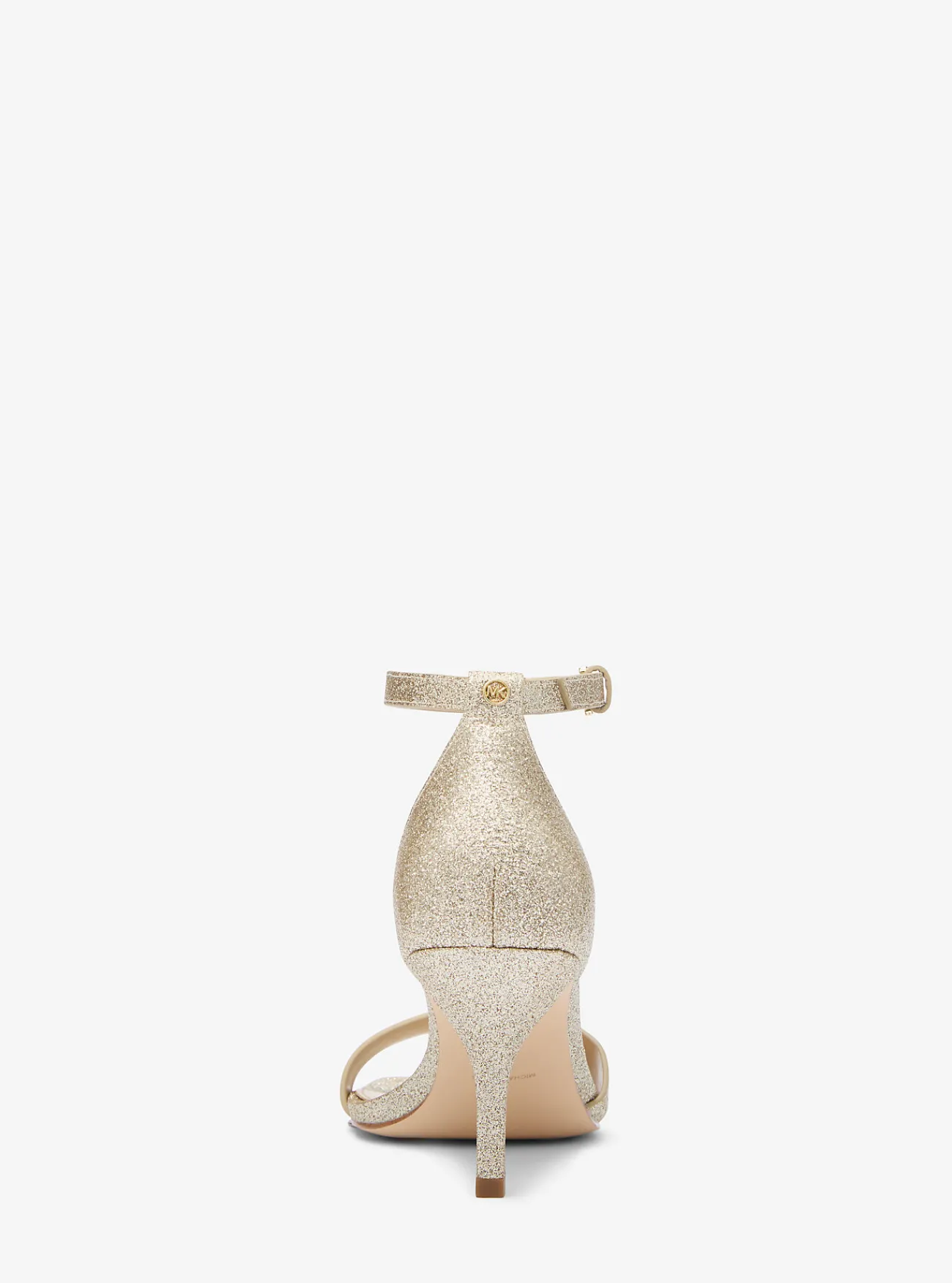 Michael Kors Sandaal Jaida van metallic leer LICHTGOUD Discount