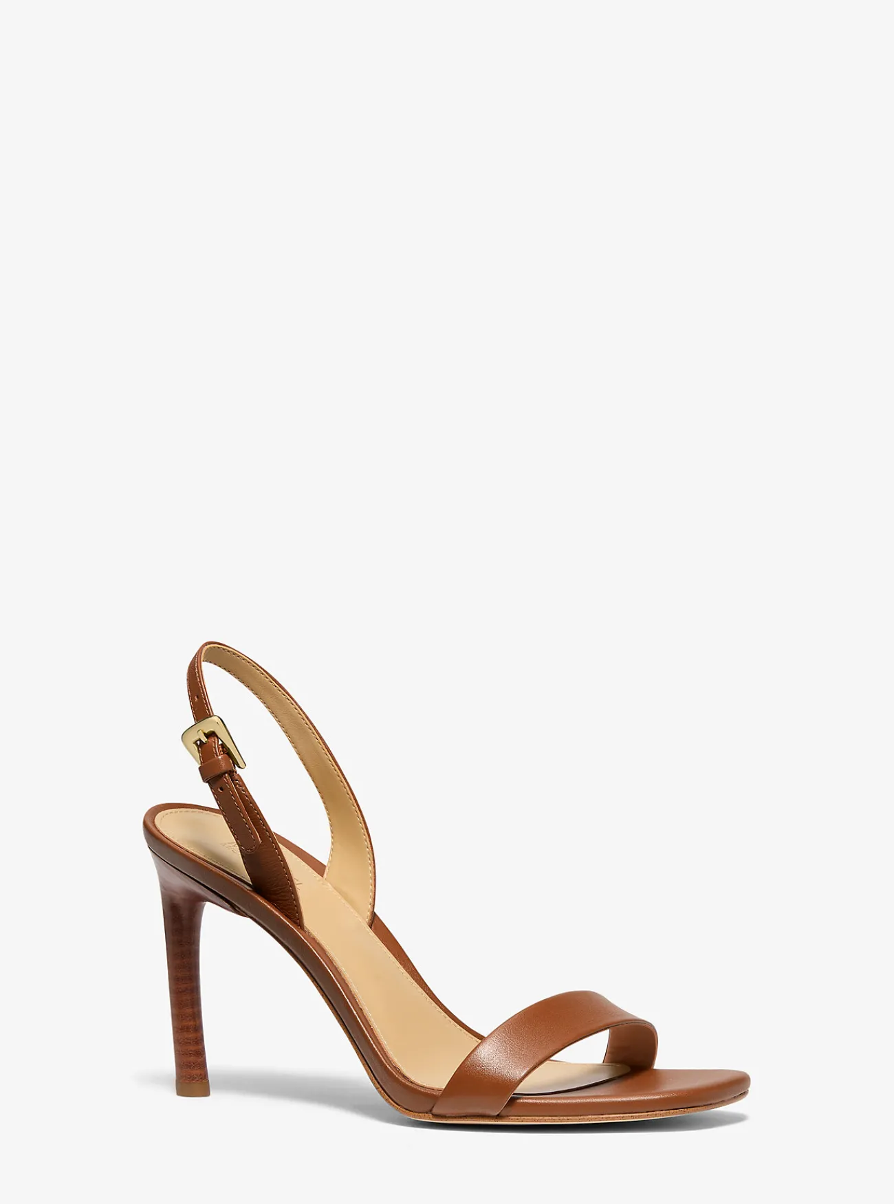 Michael Kors Sandaal Kasia van leer LUGGAGE Discount