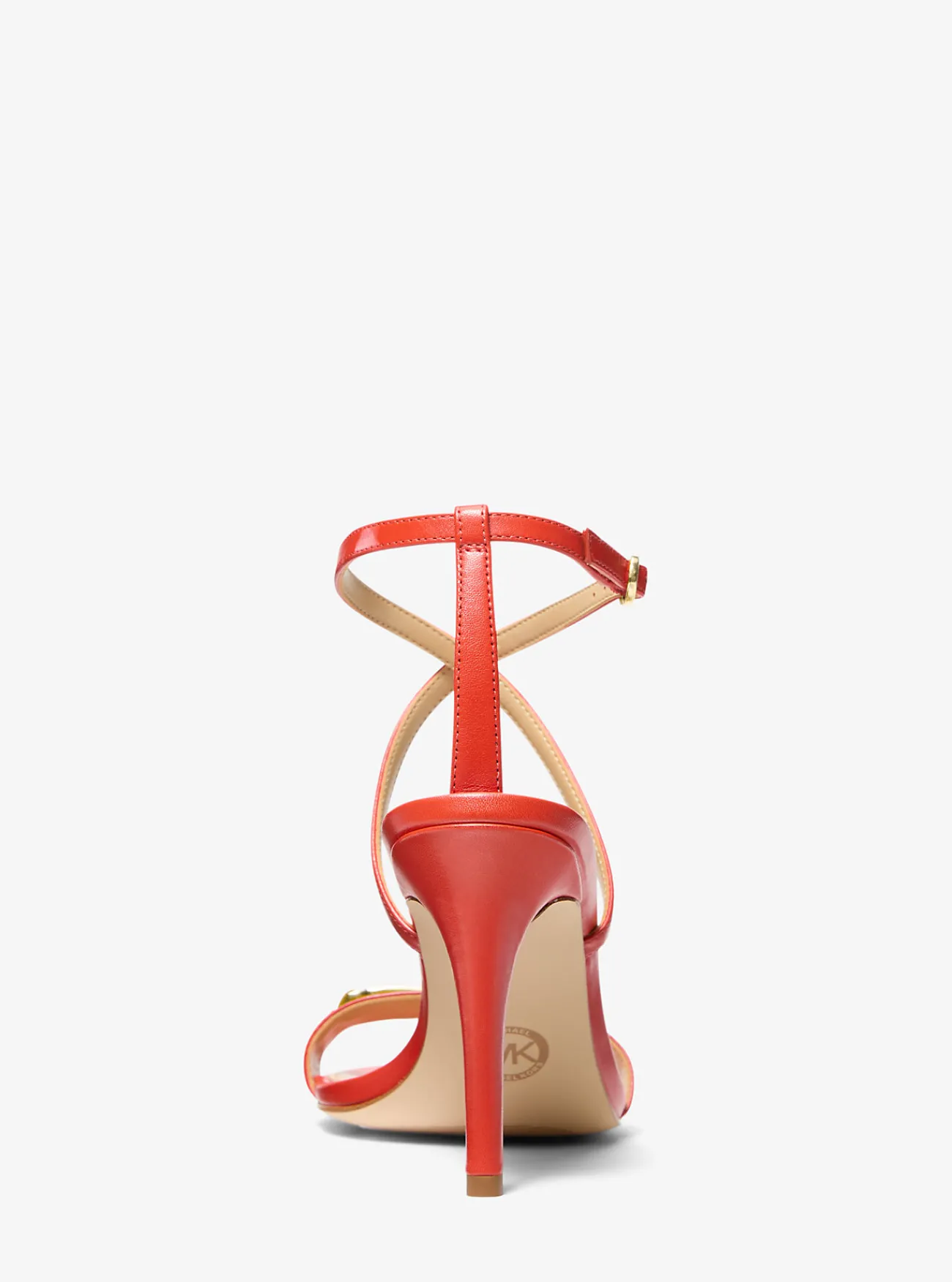 Michael Kors Sandaal Lena van leer GEBRANDSIENNA Hot