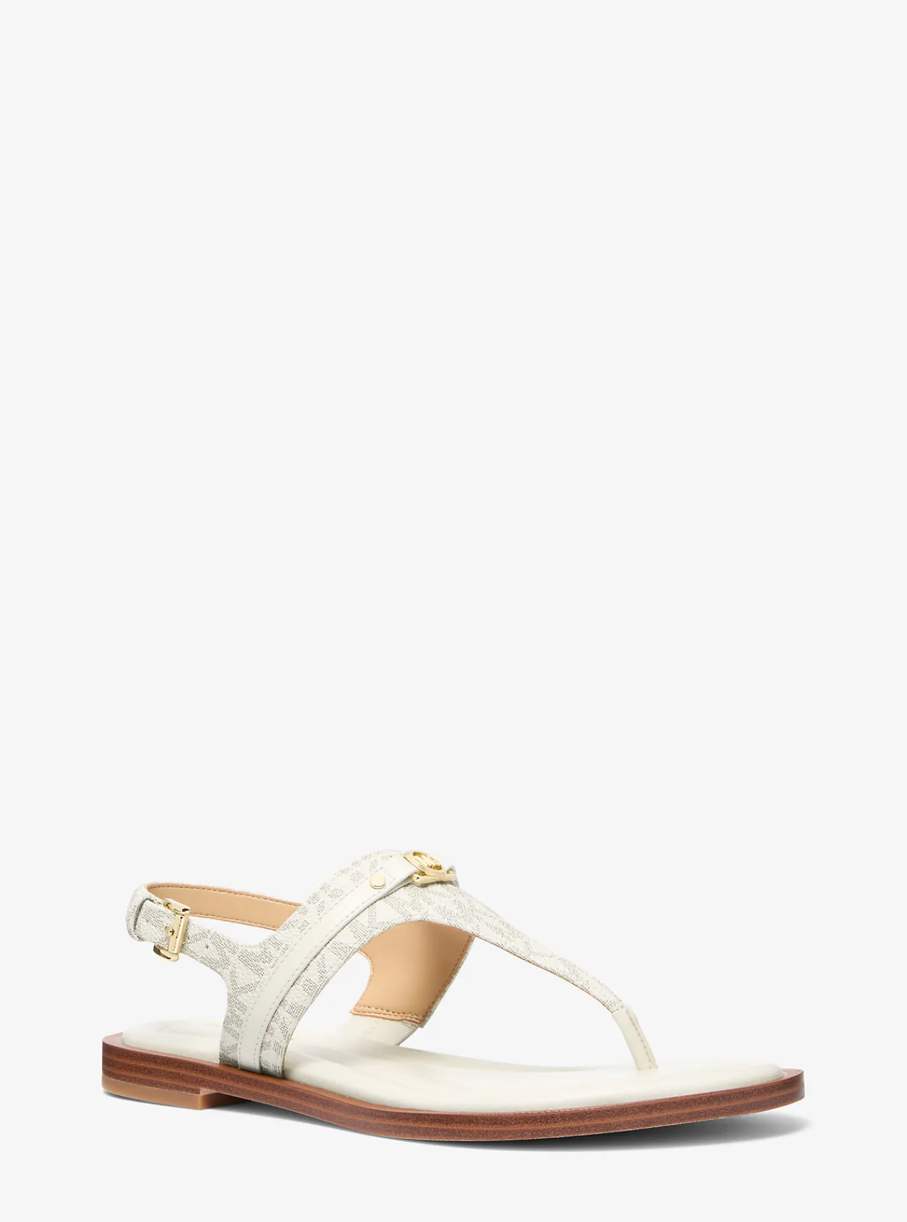 Michael Kors Sandaal Mandy met kenmerkend logo en T-bandje Online