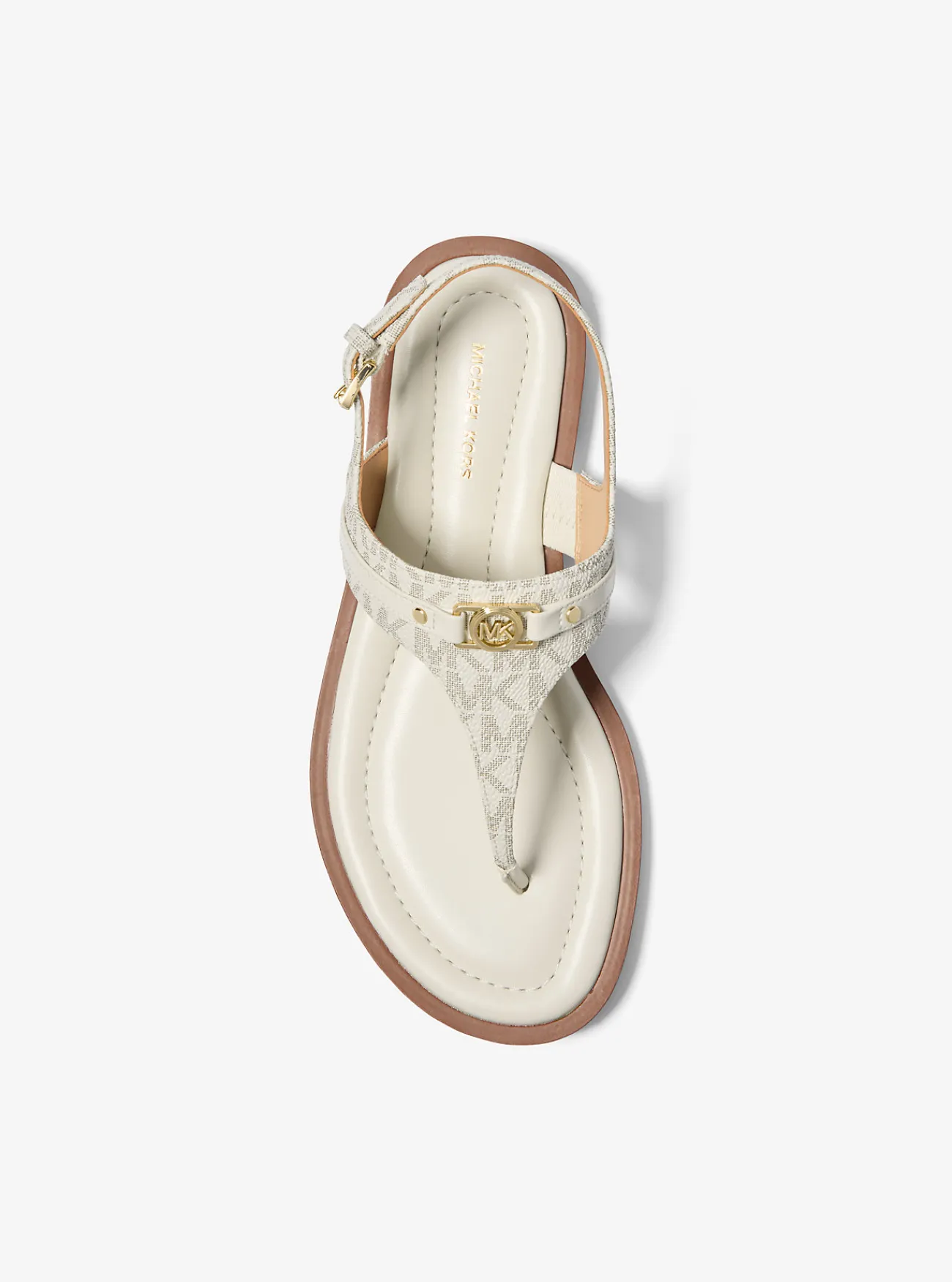 Michael Kors Sandaal Mandy met kenmerkend logo en T-bandje Online