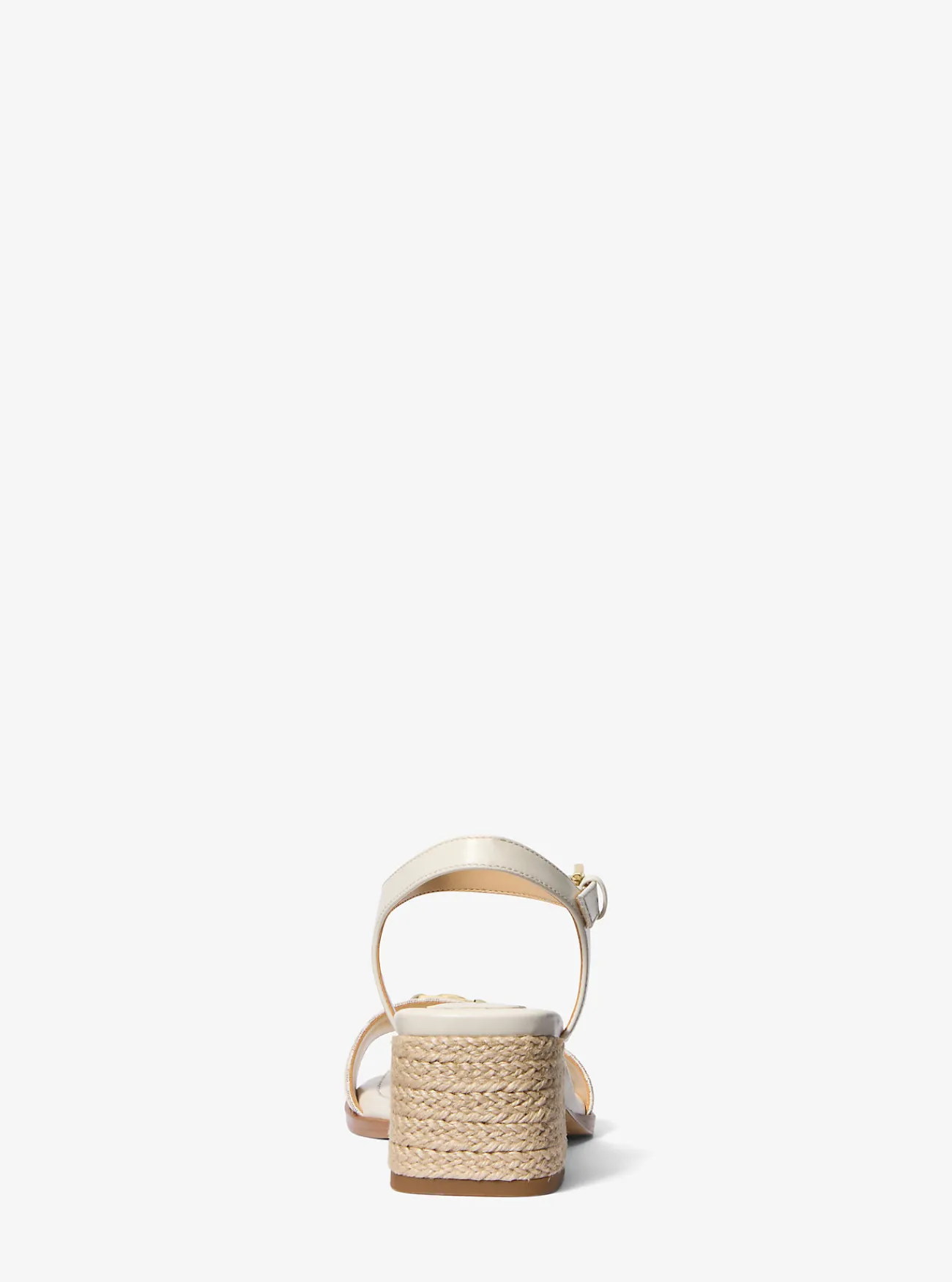 Michael Kors Sandaal Mandy van leer met kenmerkend logo Best
