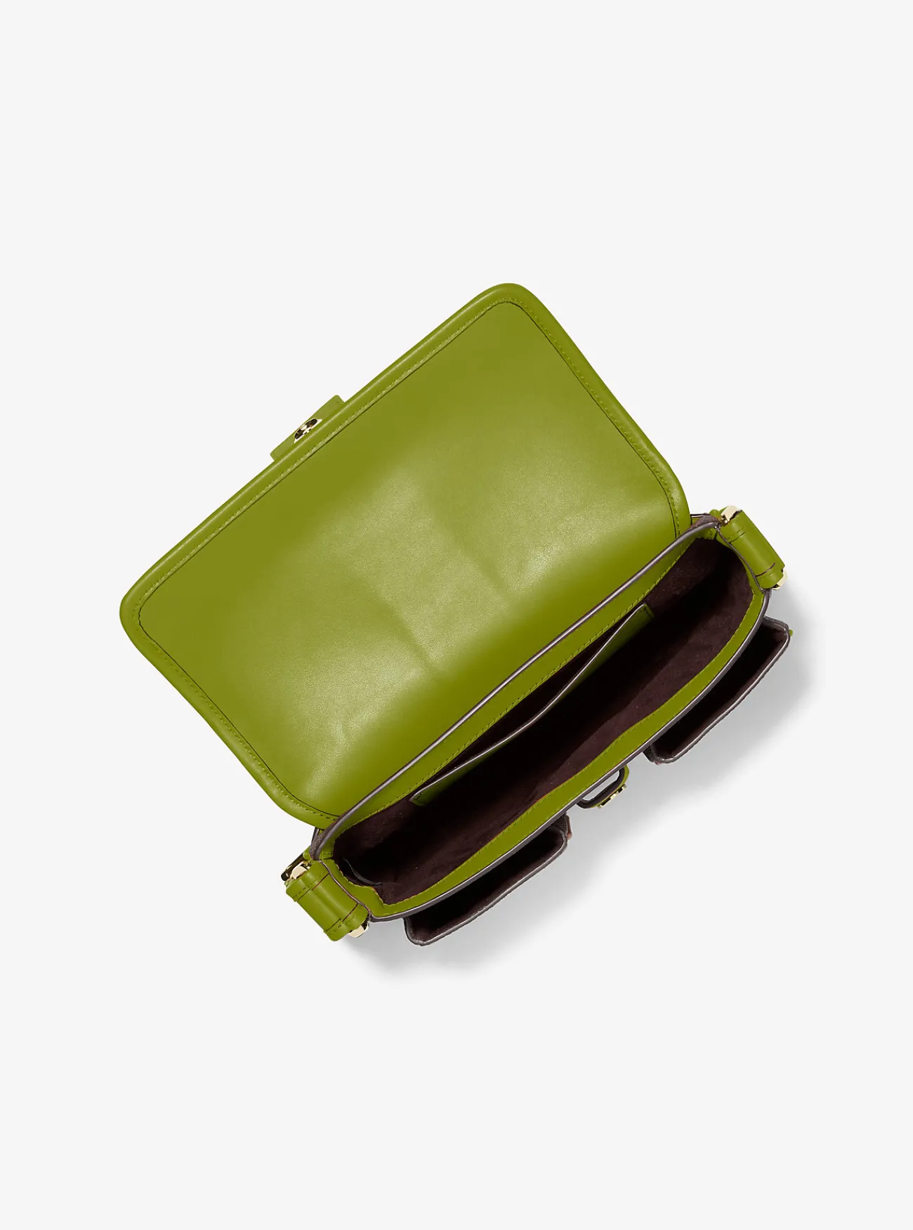 Michael Kors Schoudertas Colby met kenmerkend logo, middelgroot WEIDEGROEN Clearance