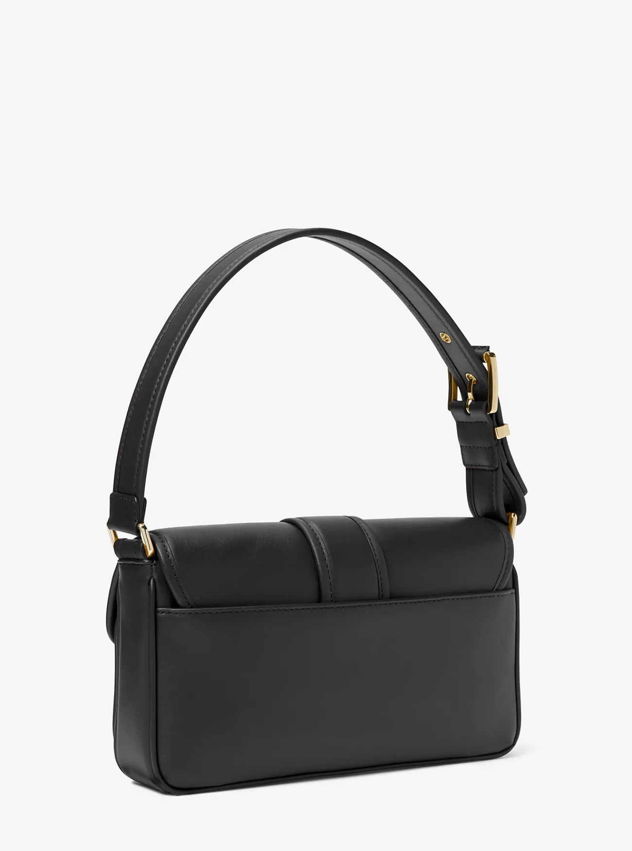 Michael Kors Schoudertas Colby van leer, middelgroot ZWART Fashion