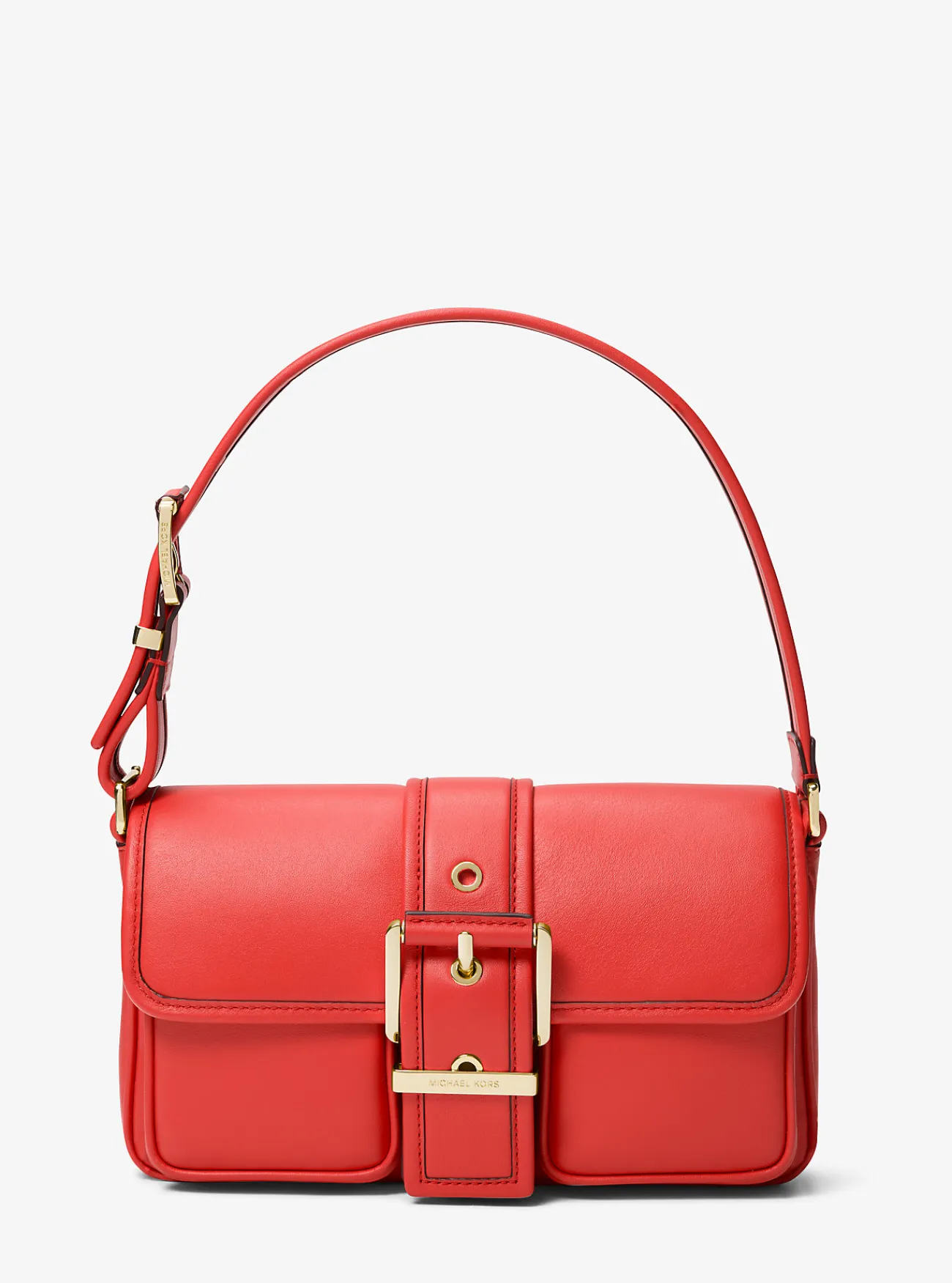Michael Kors Schoudertas Colby van leer, middelgroot GEBRANDSIENNA Best