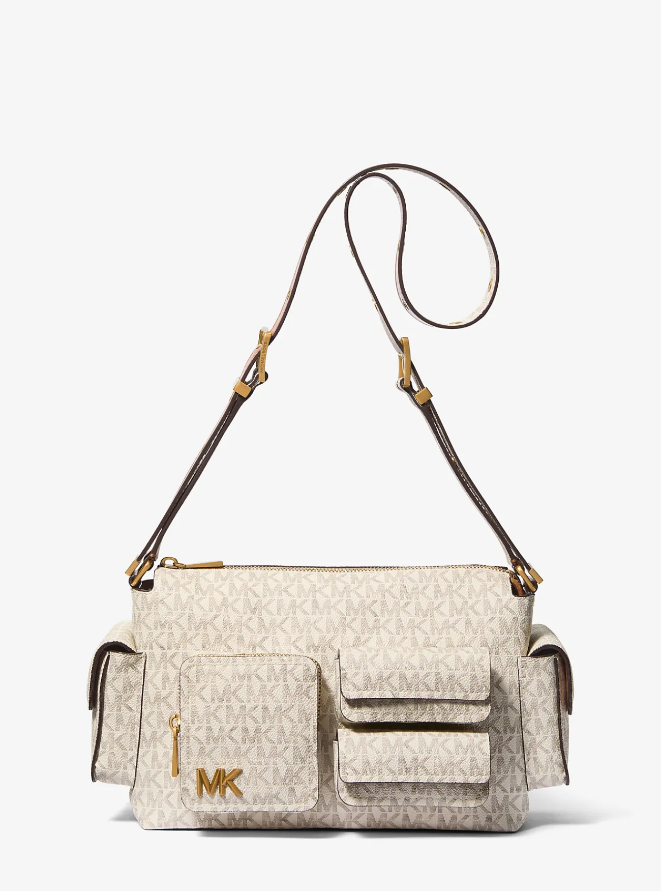 Michael Kors Schoudertas Dakota met kenmerkend logo, middelgroot Clearance