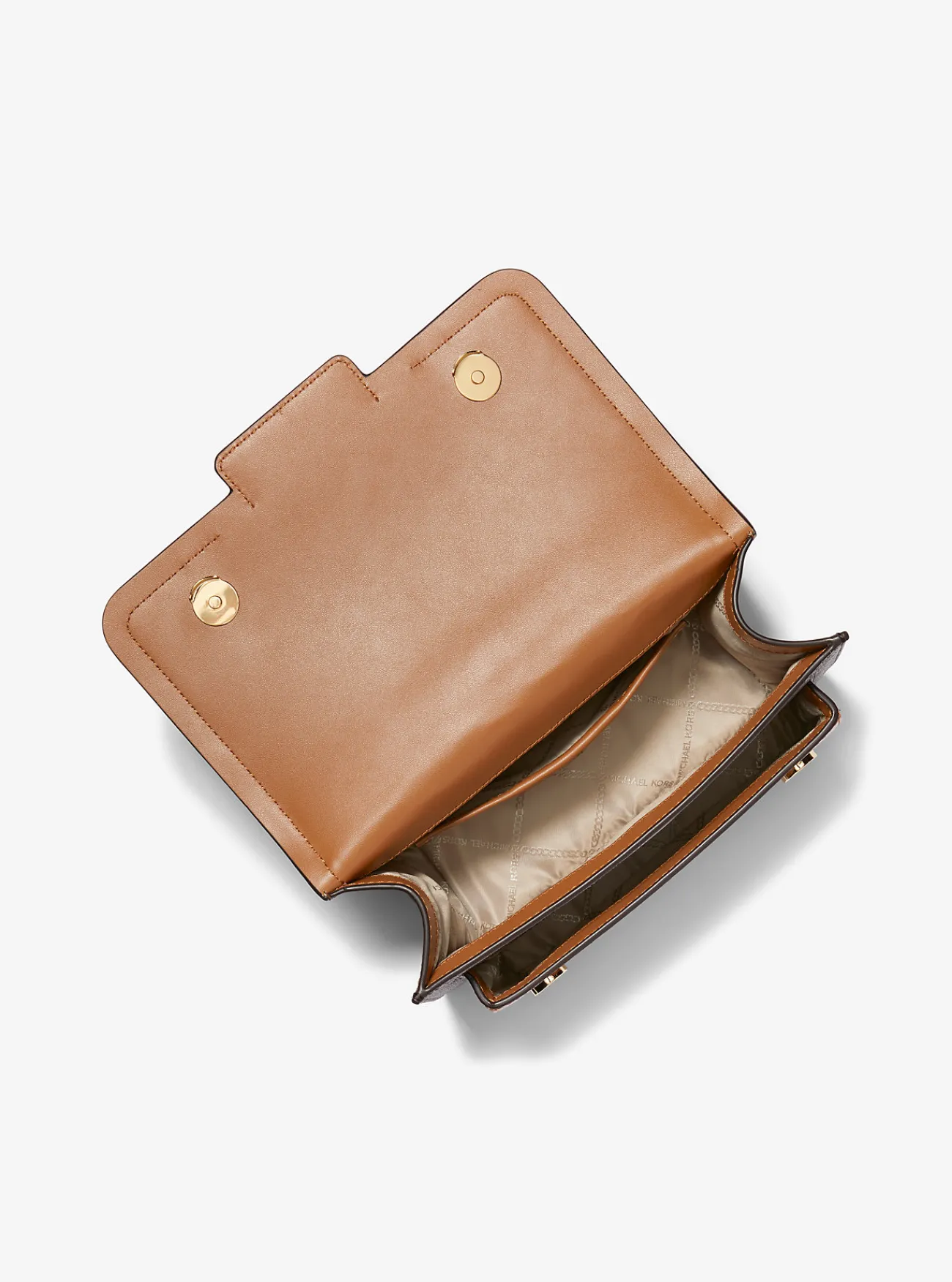 Michael Kors Schoudertas Heather met logo, groot New