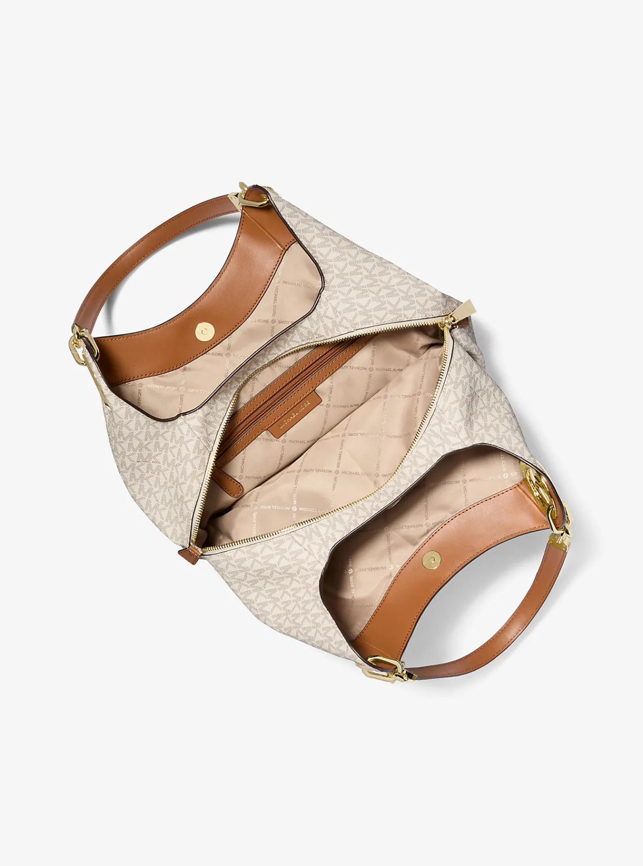 Michael Kors Schoudertas Lillie met logo, groot Online