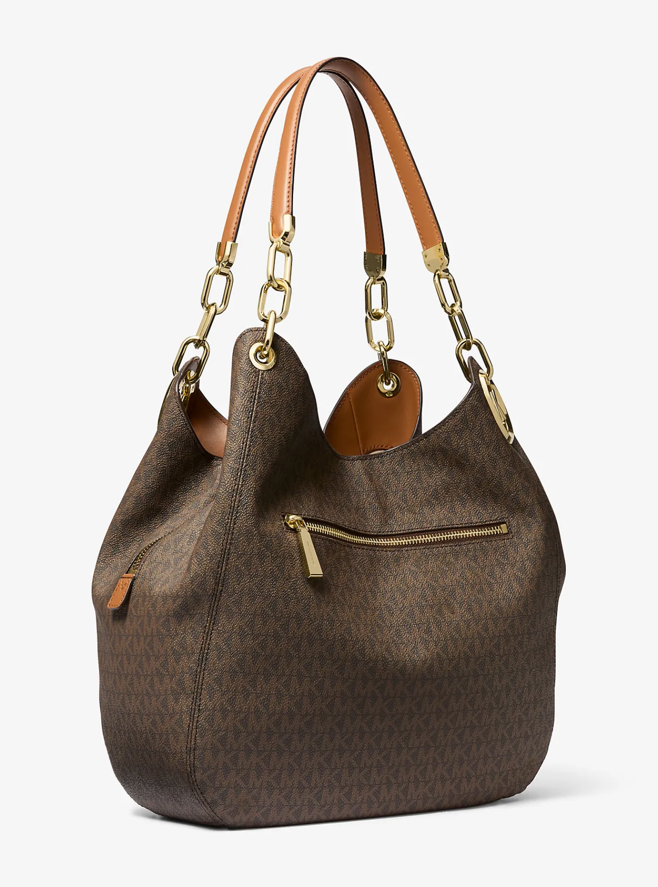 Michael Kors Schoudertas Lillie met logo, groot Outlet
