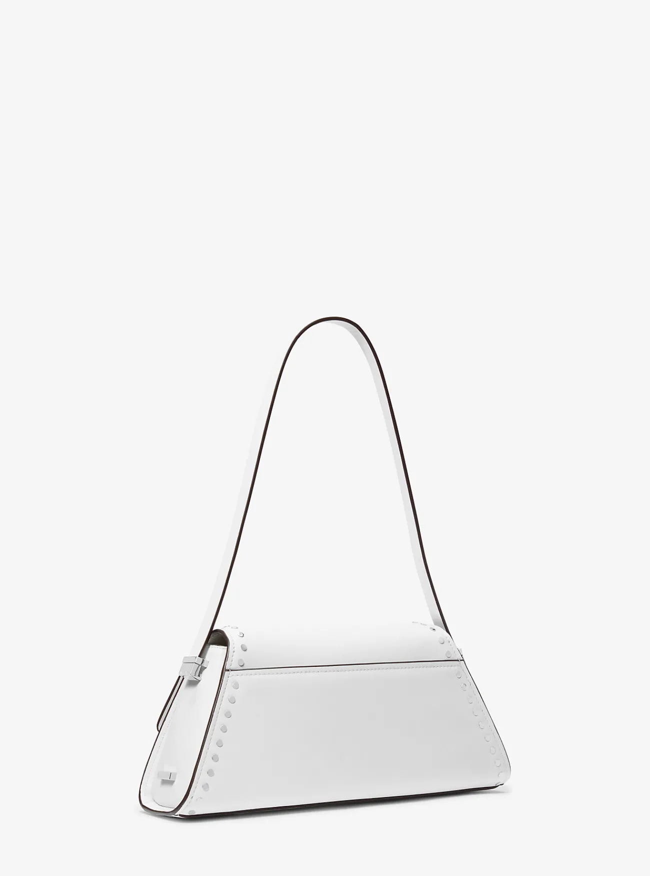 Michael Kors Schoudertas Ludlow van leer met studs, middelgroot OPTISCHWIT Clearance