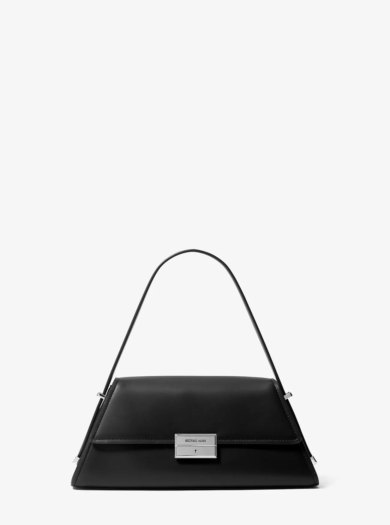 Michael Kors Schoudertas Ludlow van leer, middelgroot ZWART Fashion