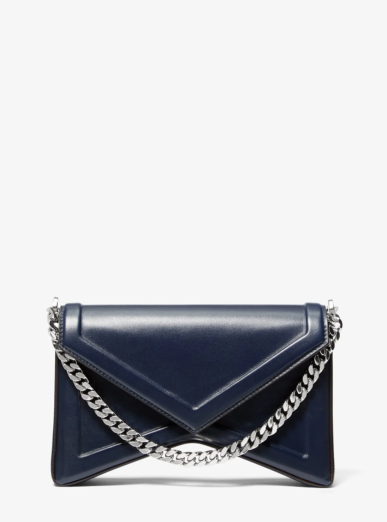 Michael Kors Schoudertas Manhatta van leer MARITIEM Hot